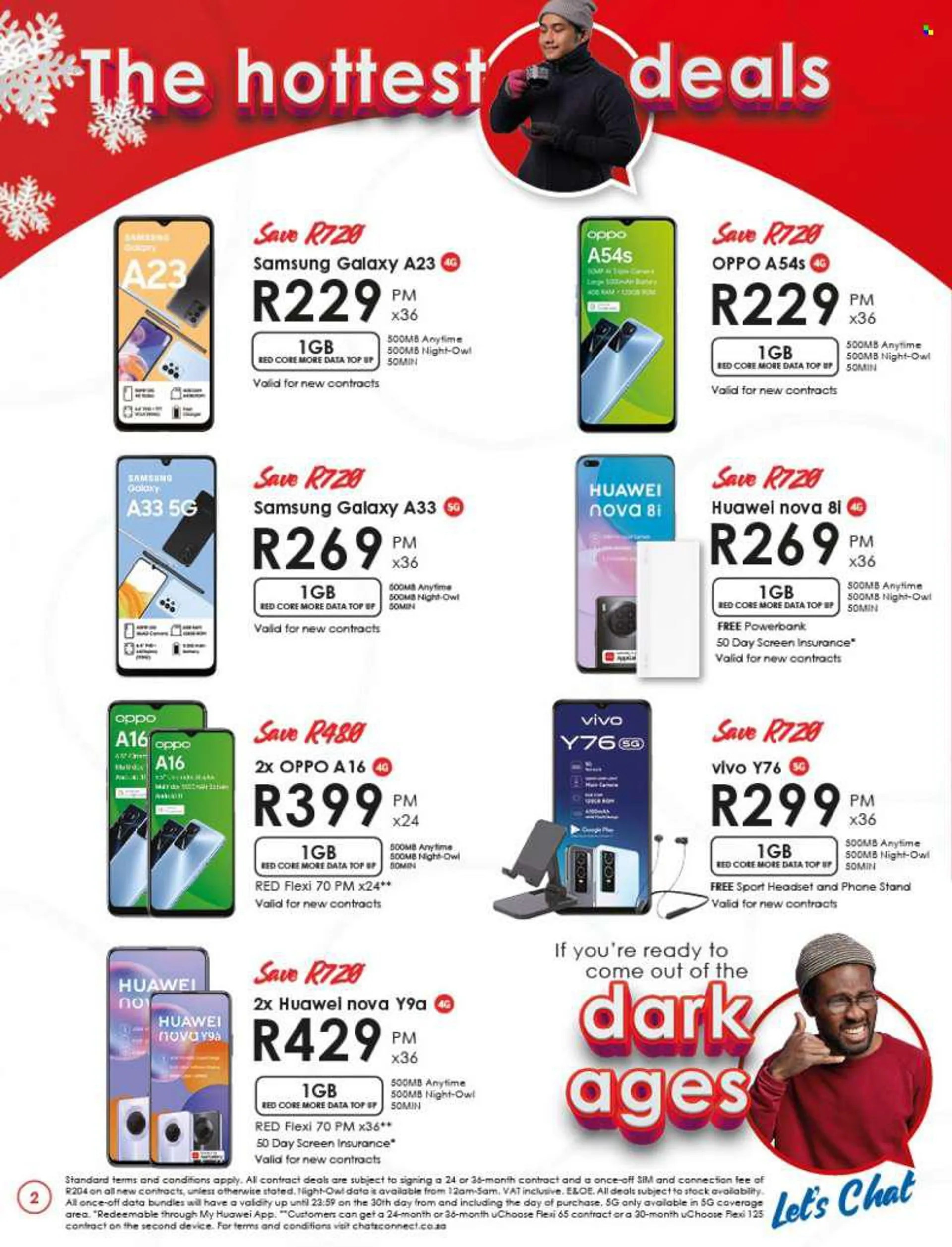 Chatz Connect catalogue  - 07/06/2022 - 06/07/2022 - Sales products - Samsung, Huawei, Oppo, phone, Vivo, Samsung Galaxy, Huawei Nova, power bank. Page 2.