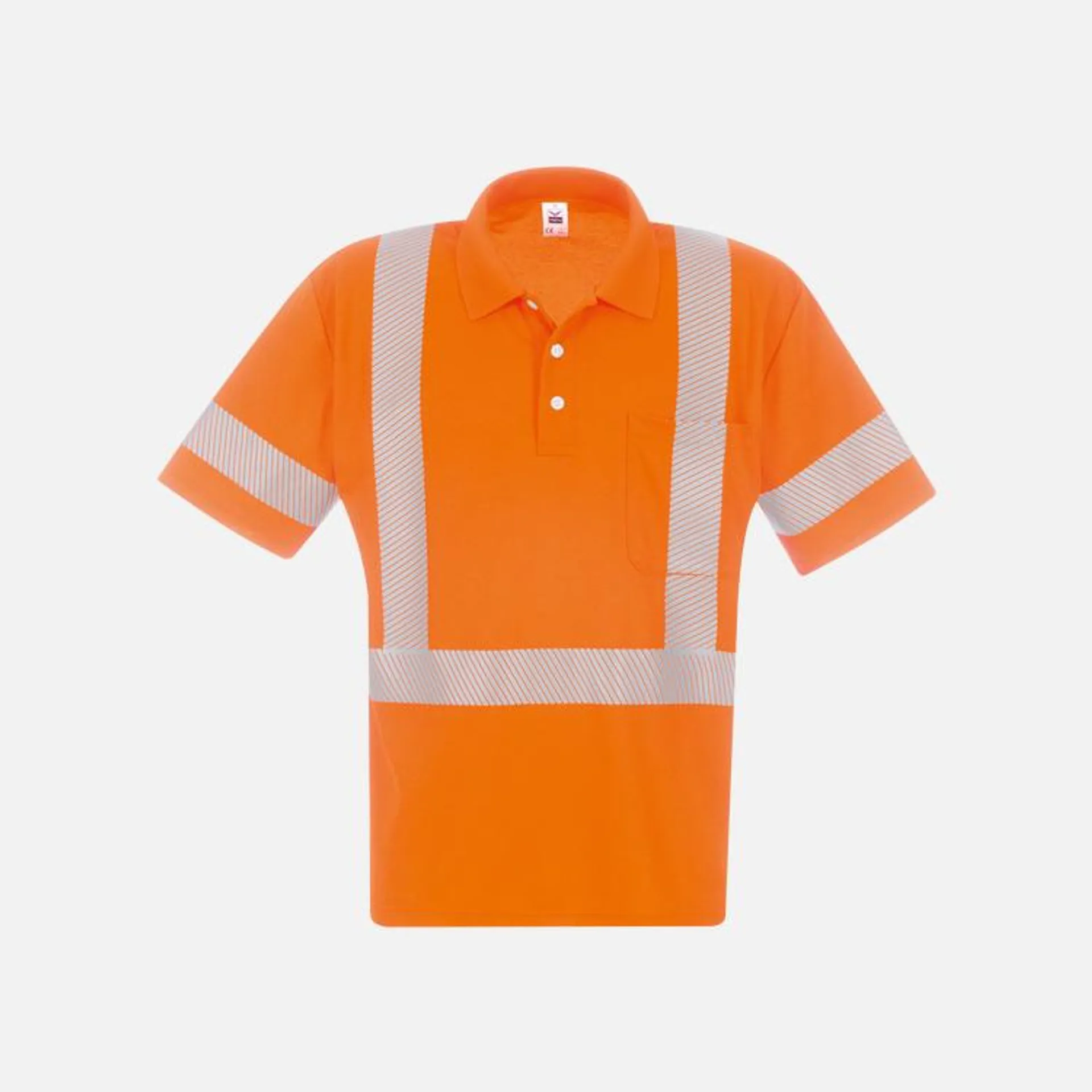 Poloshirt Warnschutzkleidung Leuchtorange