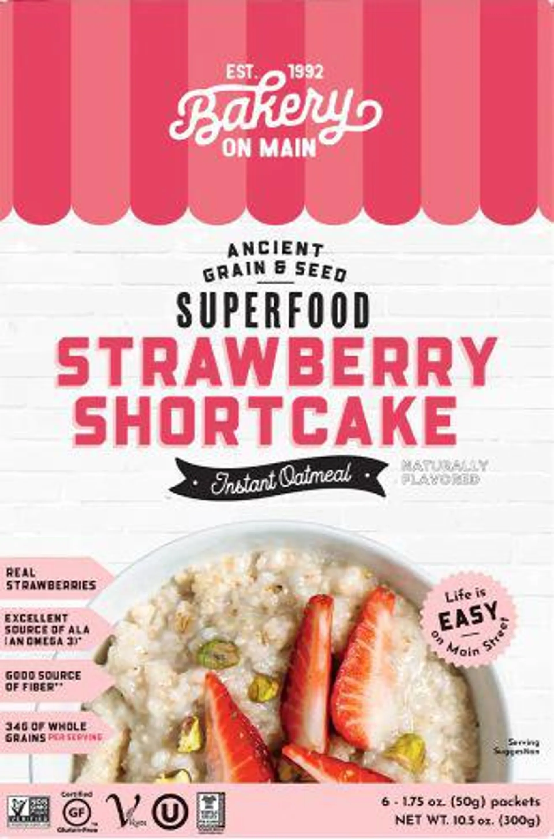 Strawberry Shortcake Oatmeal