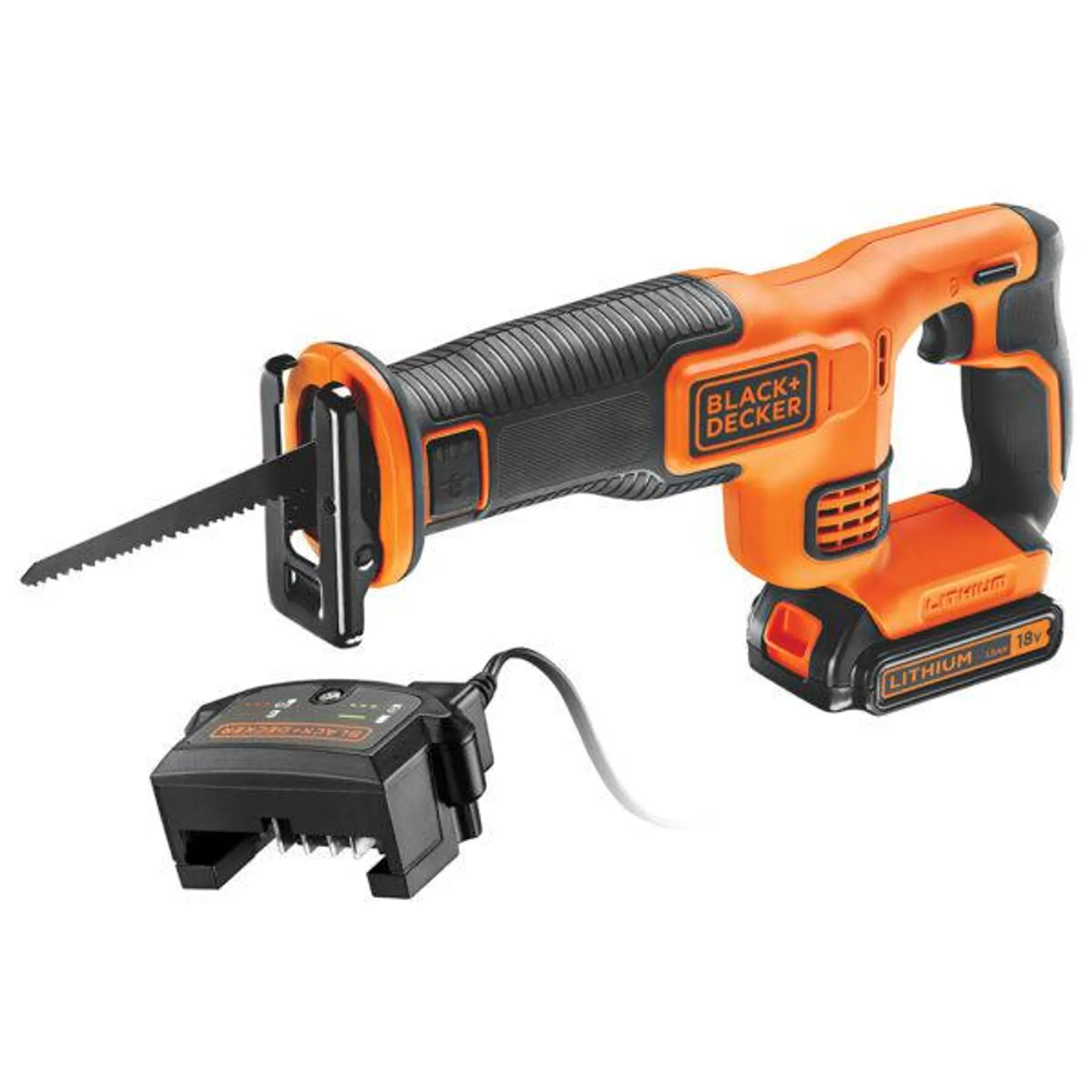 Black and Decker 18V Reciprocating Saw and 400MA CHARGER
