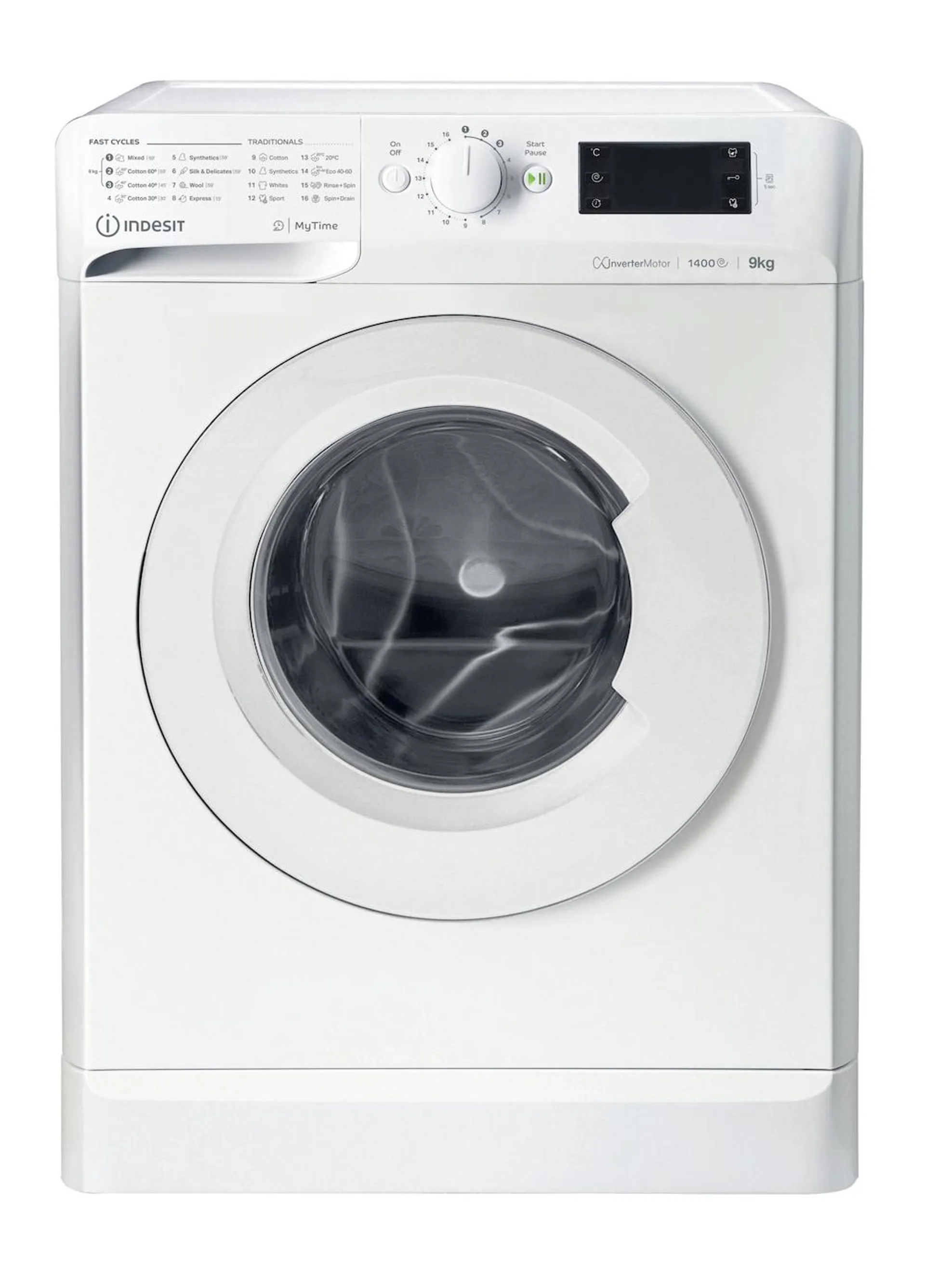 Indesit 9kg 1400 Spin My Time Washing Machine
