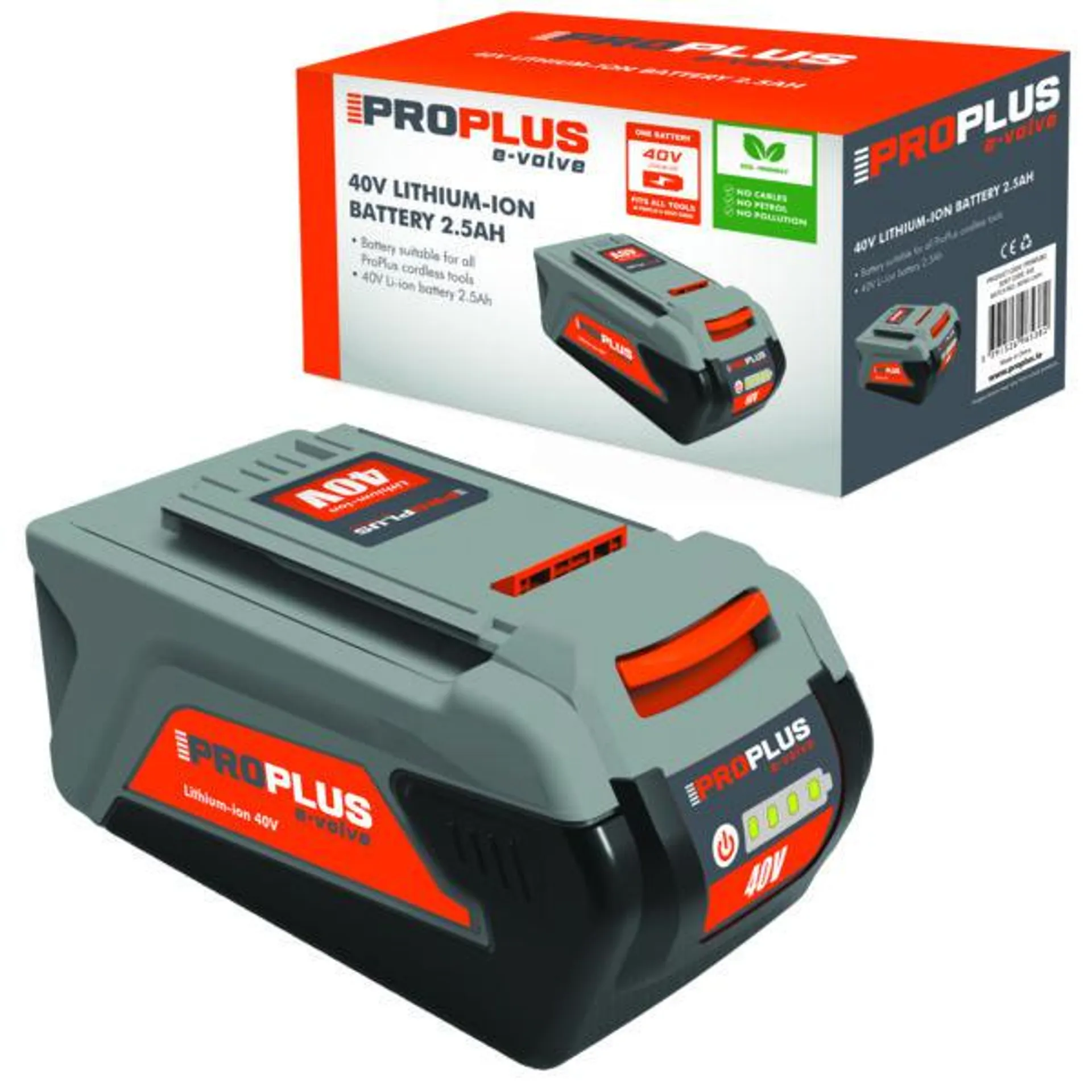 Proplus EVOLVE 40v – Li-ion Battery