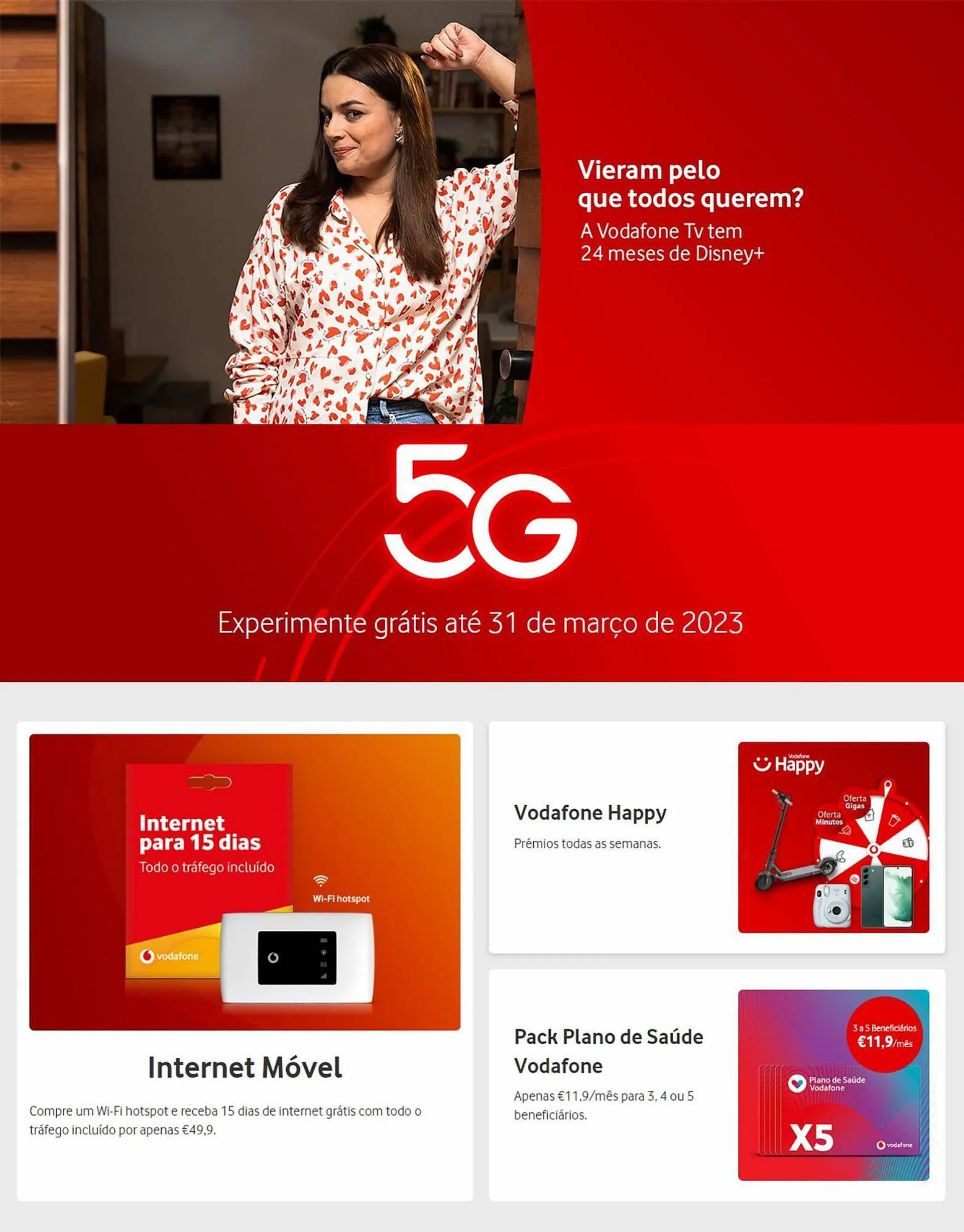 Folheto Vodafone - 2