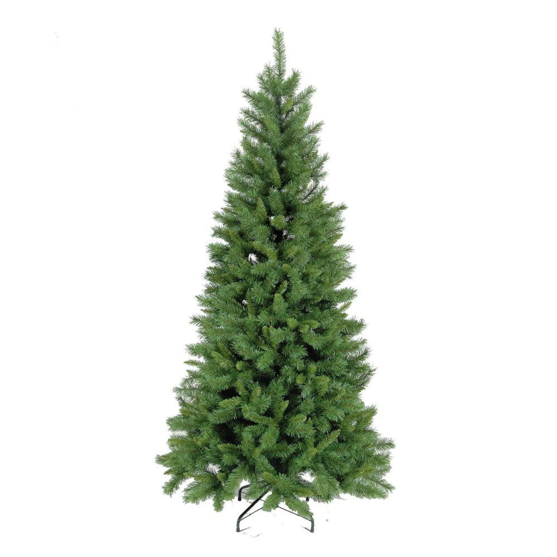 New Duchess Spruce Christmas Tree Slim Artificial Hinged Easy Setup