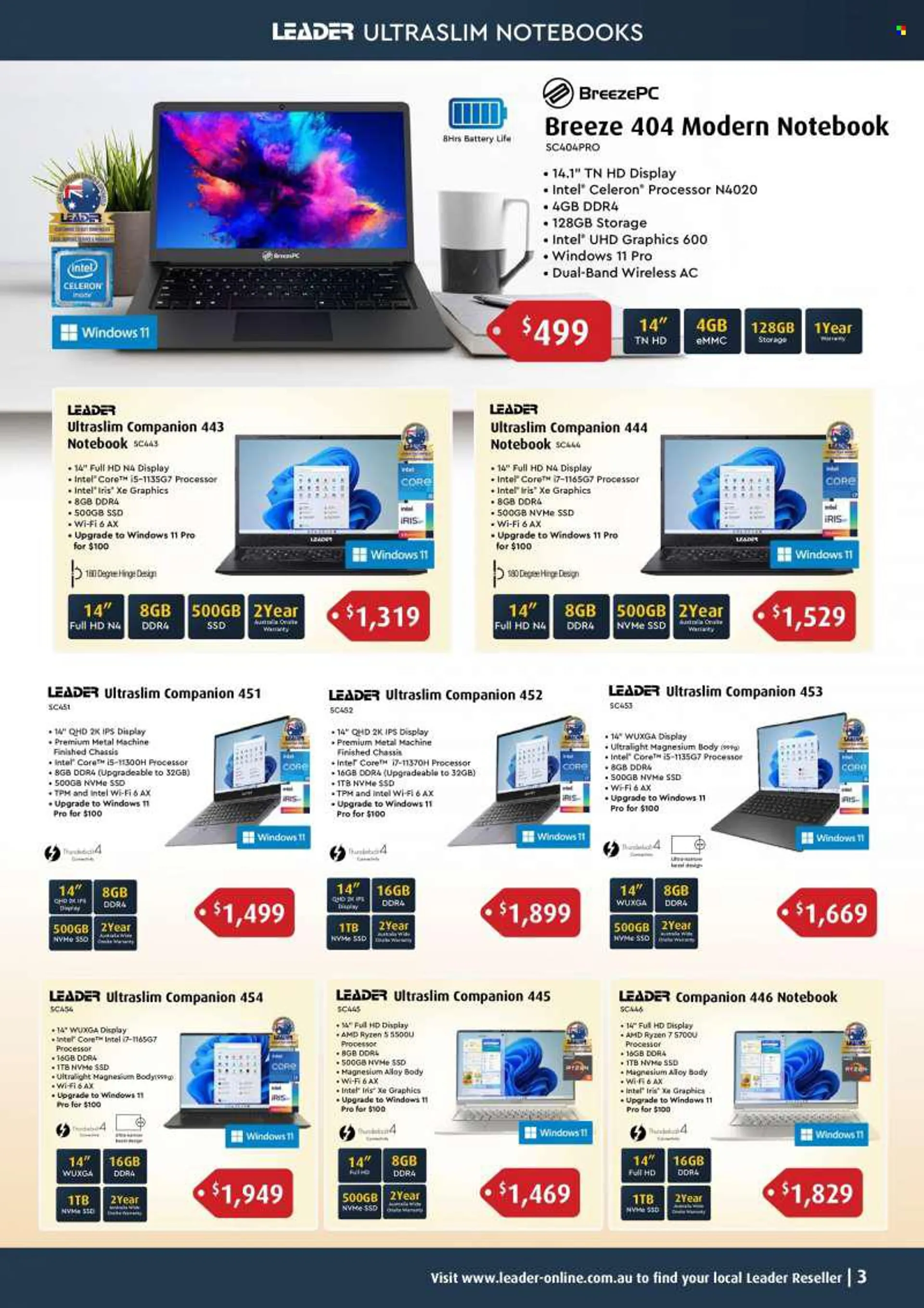Leader Computers Catalogue - 1 Apr 2022 - 30 Jun 2022. - Catalogue valid from 1 April to 30 June 2022 - page 3