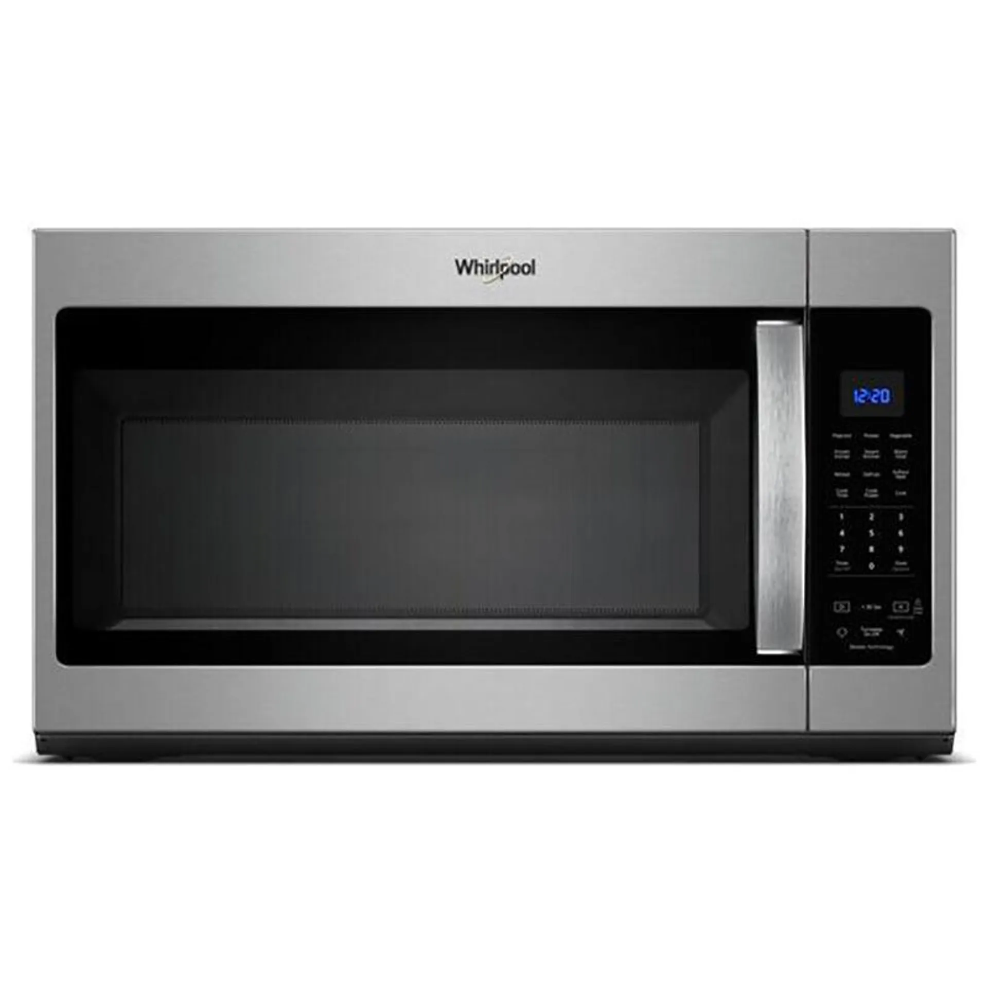Whirlpool 30" 1.9 Cu. Ft. Over-the-Range Microwave with 10 Power Levels, 300 CFM & Sensor Cooking Controls - Fingerprint Resistant Stainless Steel