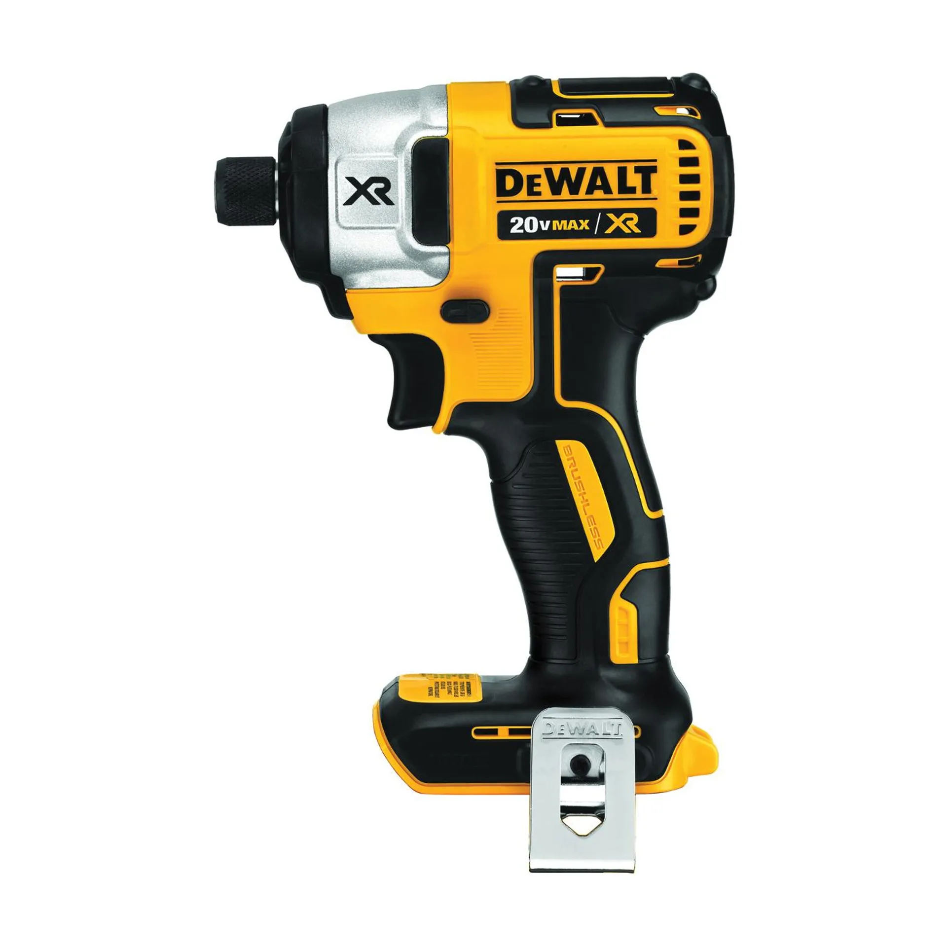 DCF887B/DCF886B Impact Driver, Tool Only, 20 V, 2 Ah, 1/4 in Drive, Hex Drive, 3800 ipm