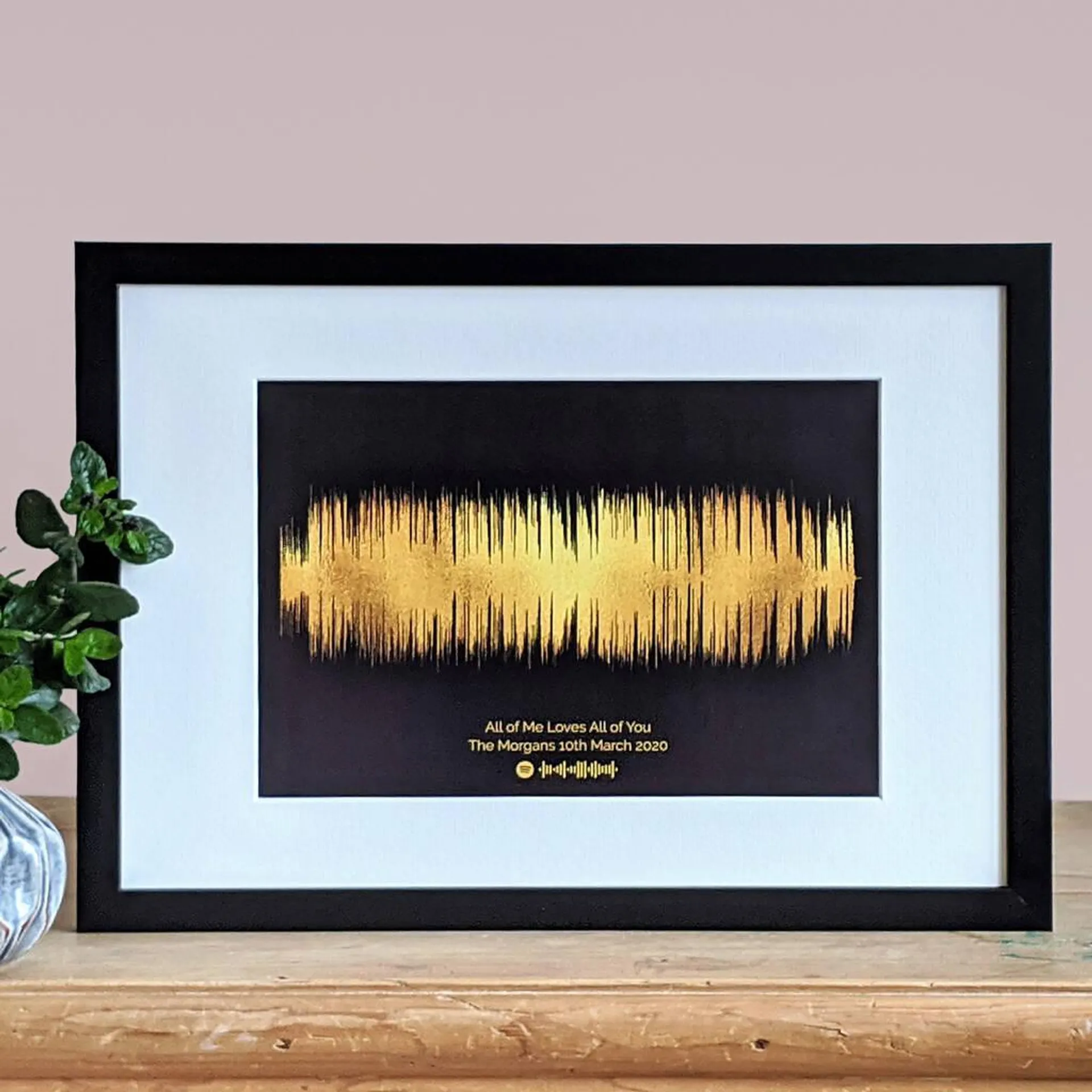 Personalised Limited Edition Sound Wave Print