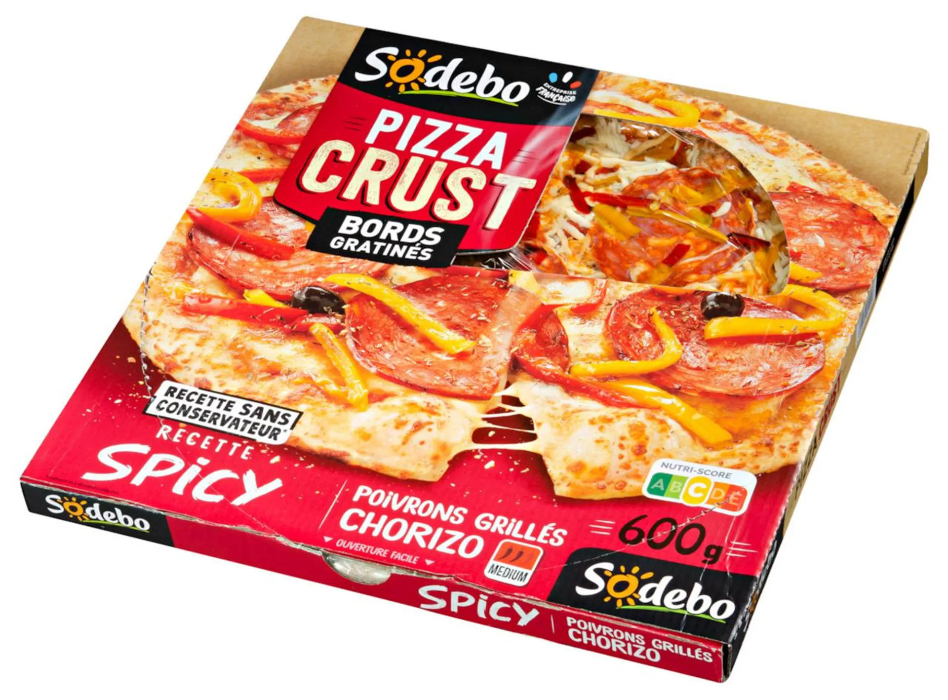 Pizza Crust Spicy Chorizo-Paprika 600g