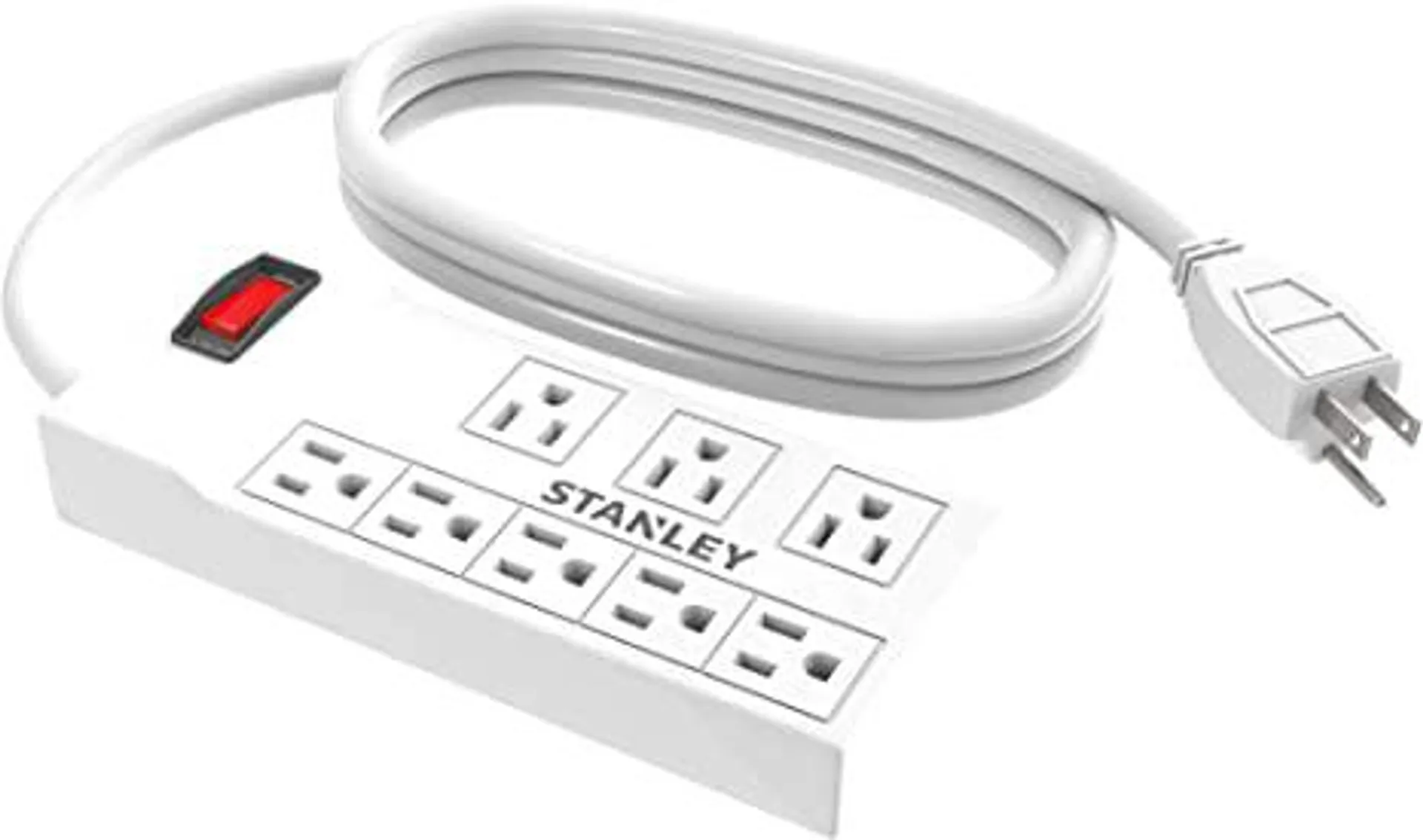 Stanley 30012 PowerMax 8 Compact 6-Outlet Power Strip