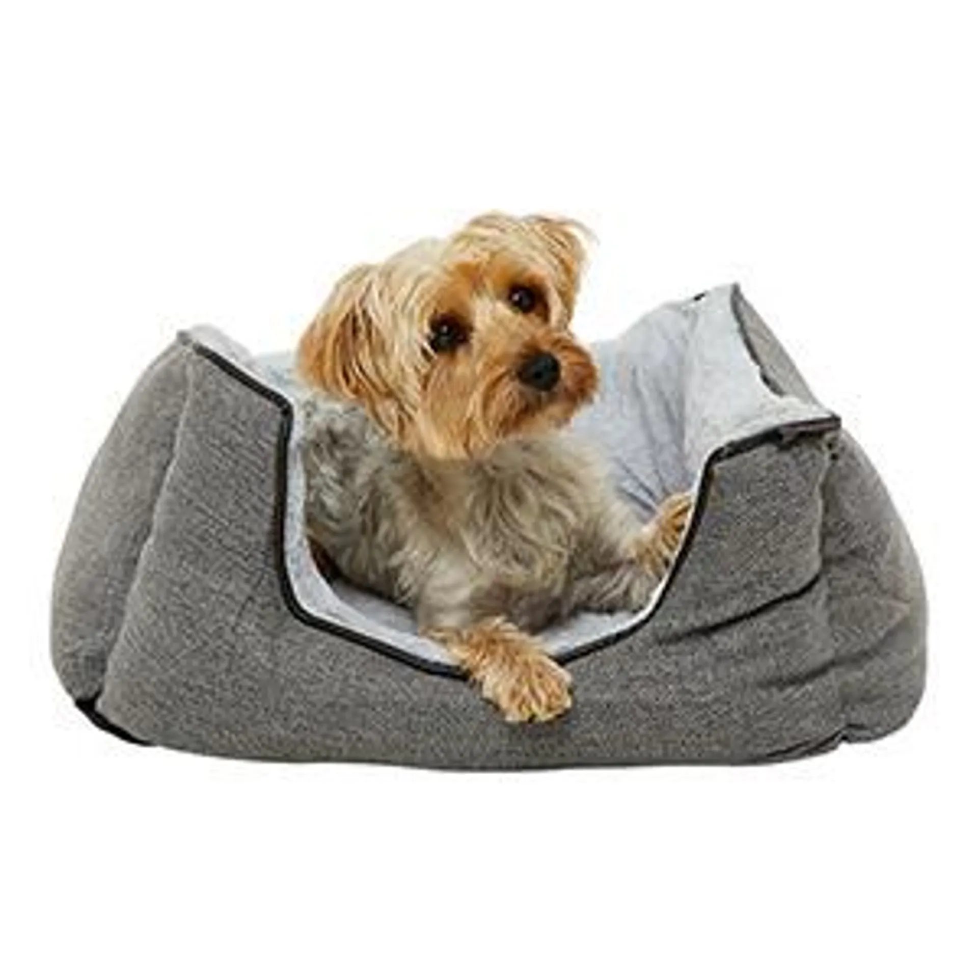 Wainwright's Puppy Adventurer Self Warming Square Dog Bed Grey