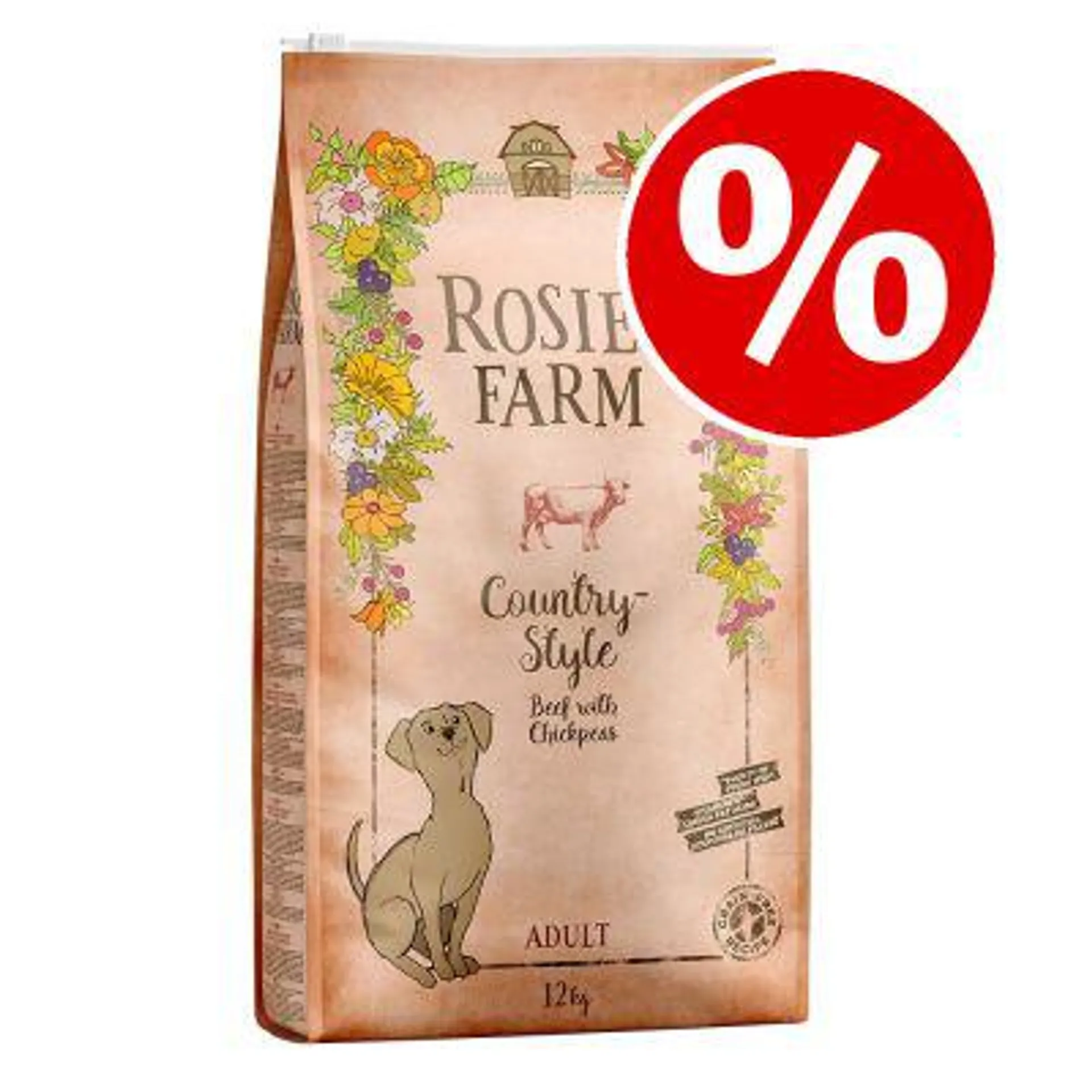 12kg Rosie's Farm Adult Dry Dog Food - Special Price!*