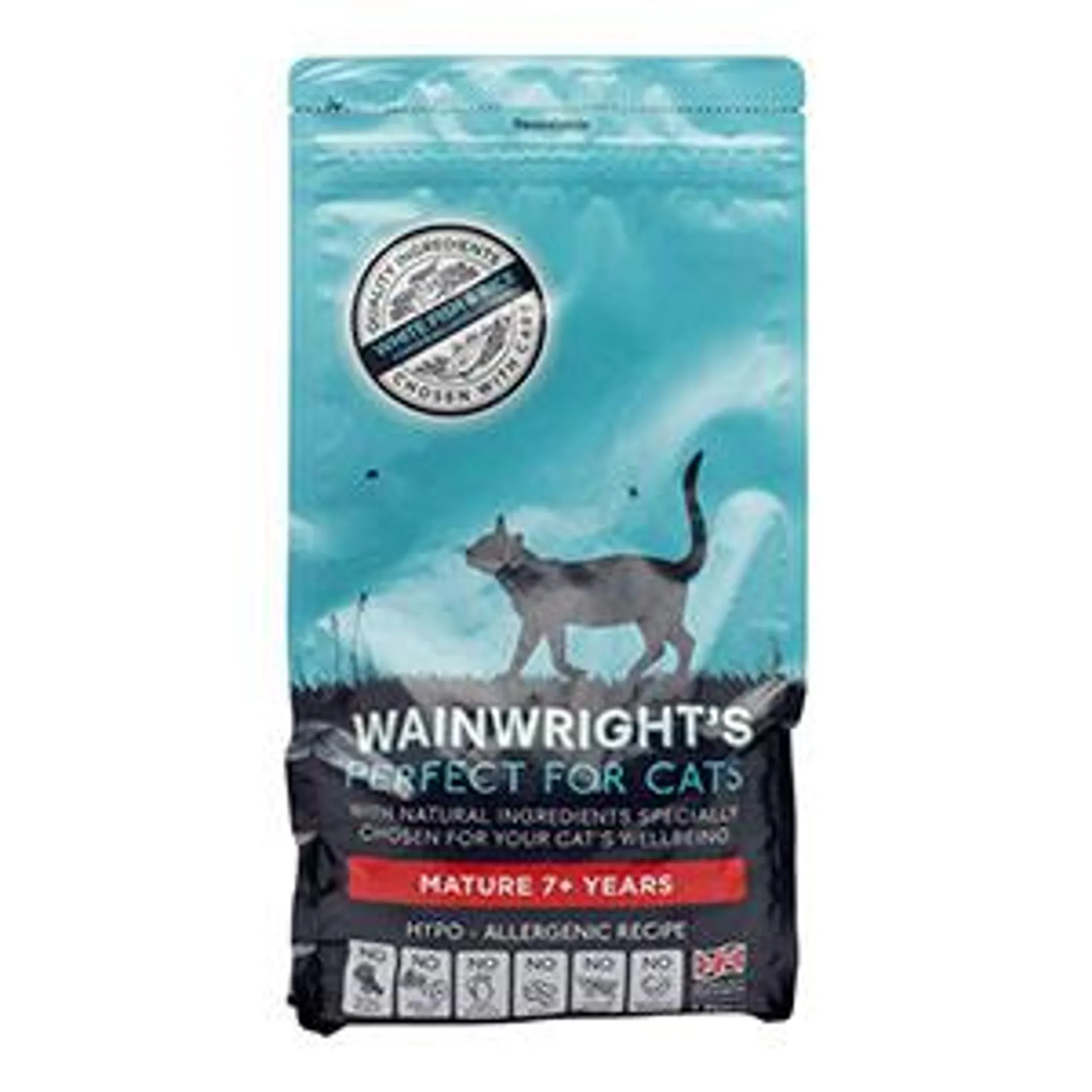 Wainwright's Complete Mature Dry Cat Food Fish and Rice 1.5kg