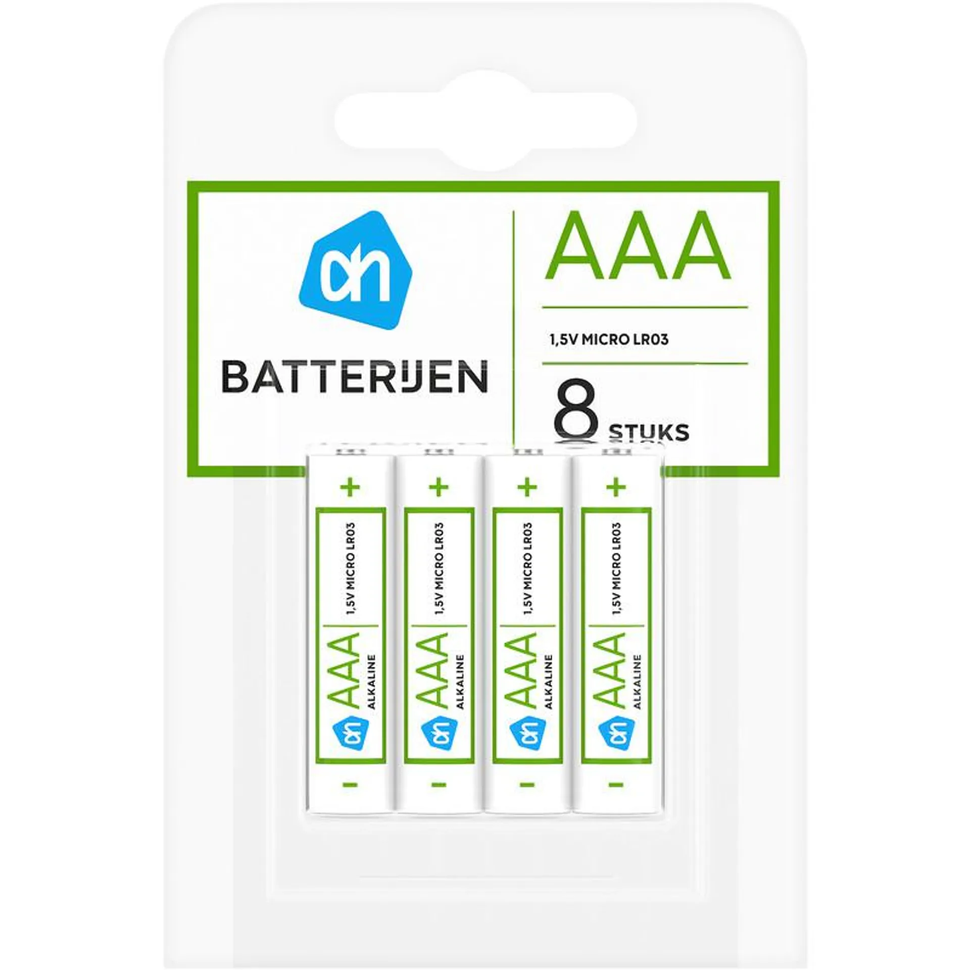 AH AAA 1,5 volt batterijen