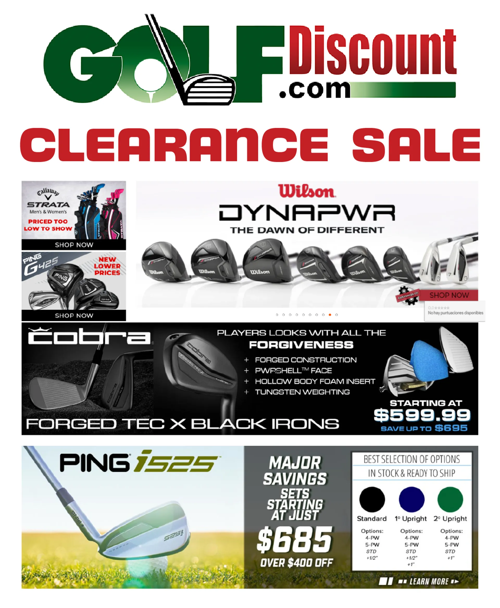 Weekly ad Golf Discount Deals from May 9 to May 31 2025 - Page 