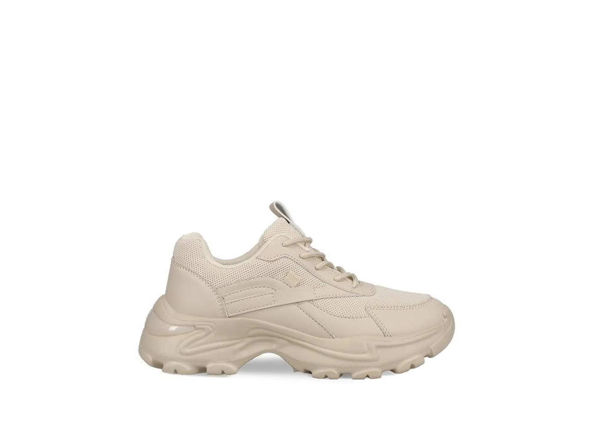 Μπεζ chunky sneaker