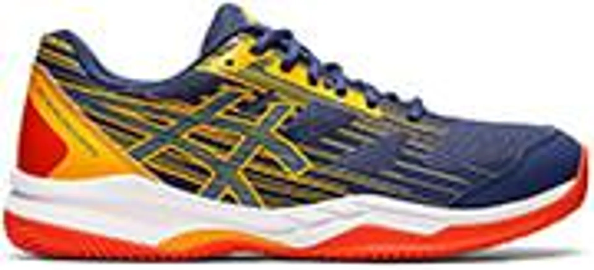 ΠΑΠΟΥΤΣΙ ASICS GEL-PADEL EXCLUSIVE 6 ΜΠΛΕ/ΠΟΡΤΟΚΑΛΙ