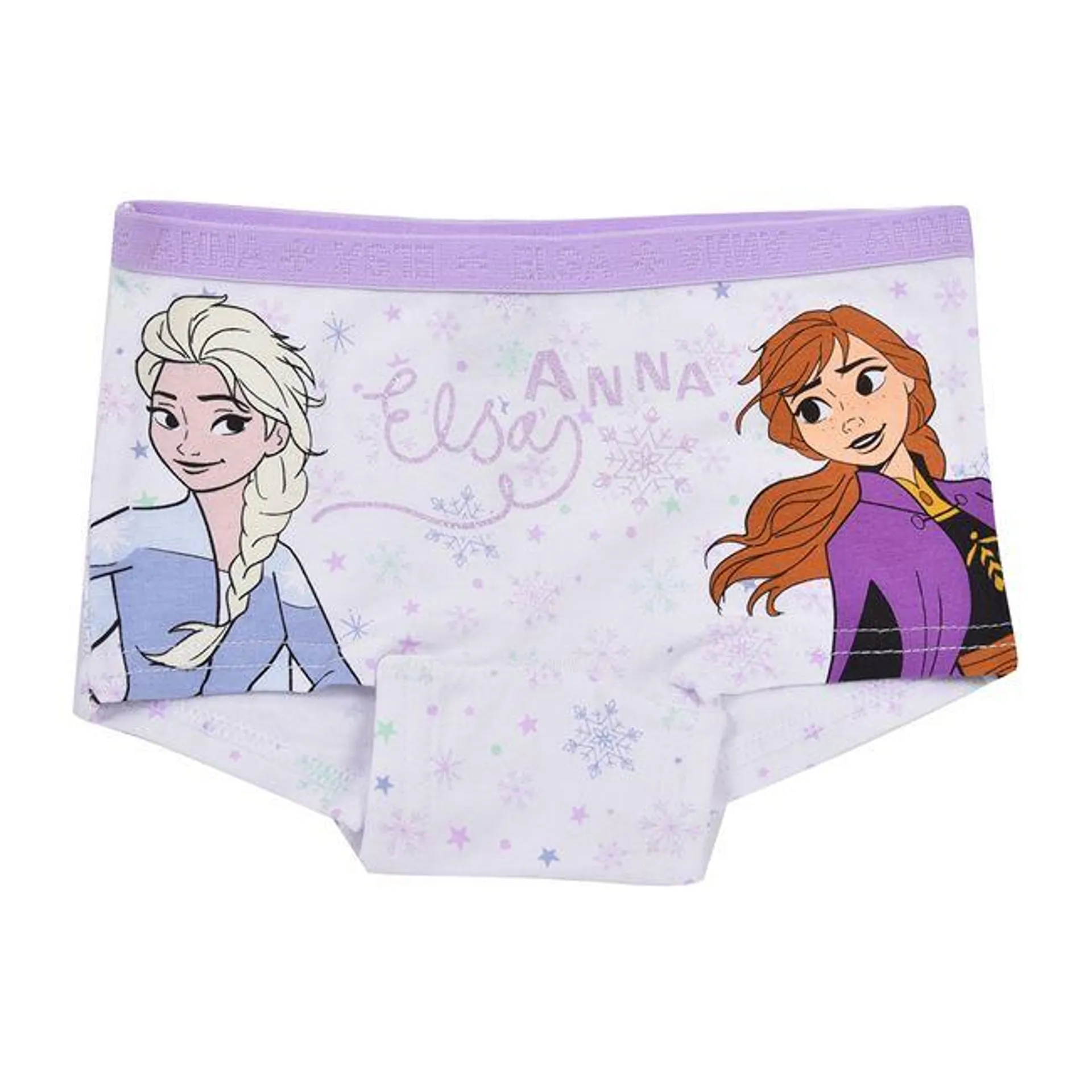 Μπόξερ Παιδικό Λευκό Λιλά Elsa & Anna Frozen II