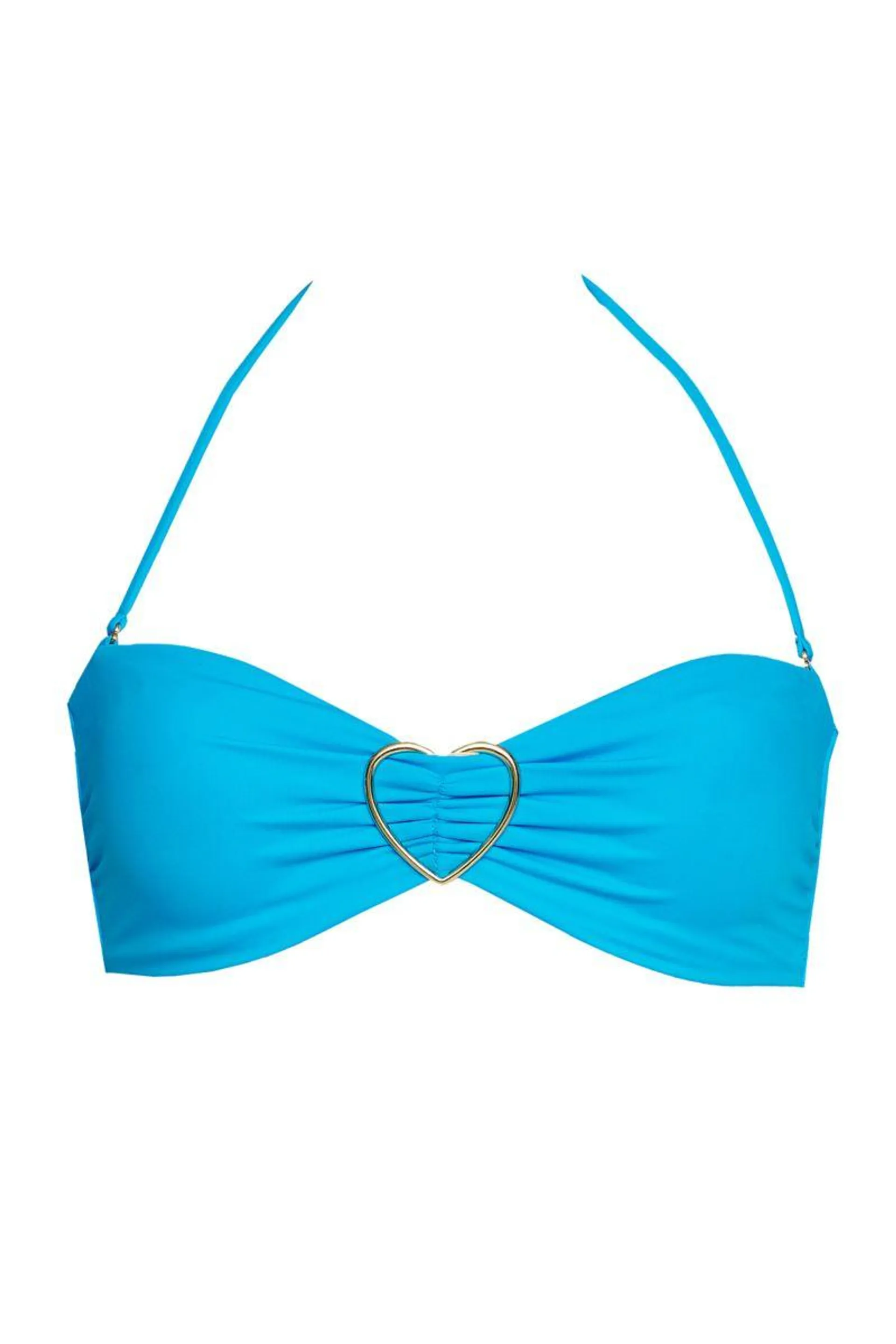 FASHION SOLIDS STRAPLESS PUSH-UP SWIMWEAR BIKINI TOP