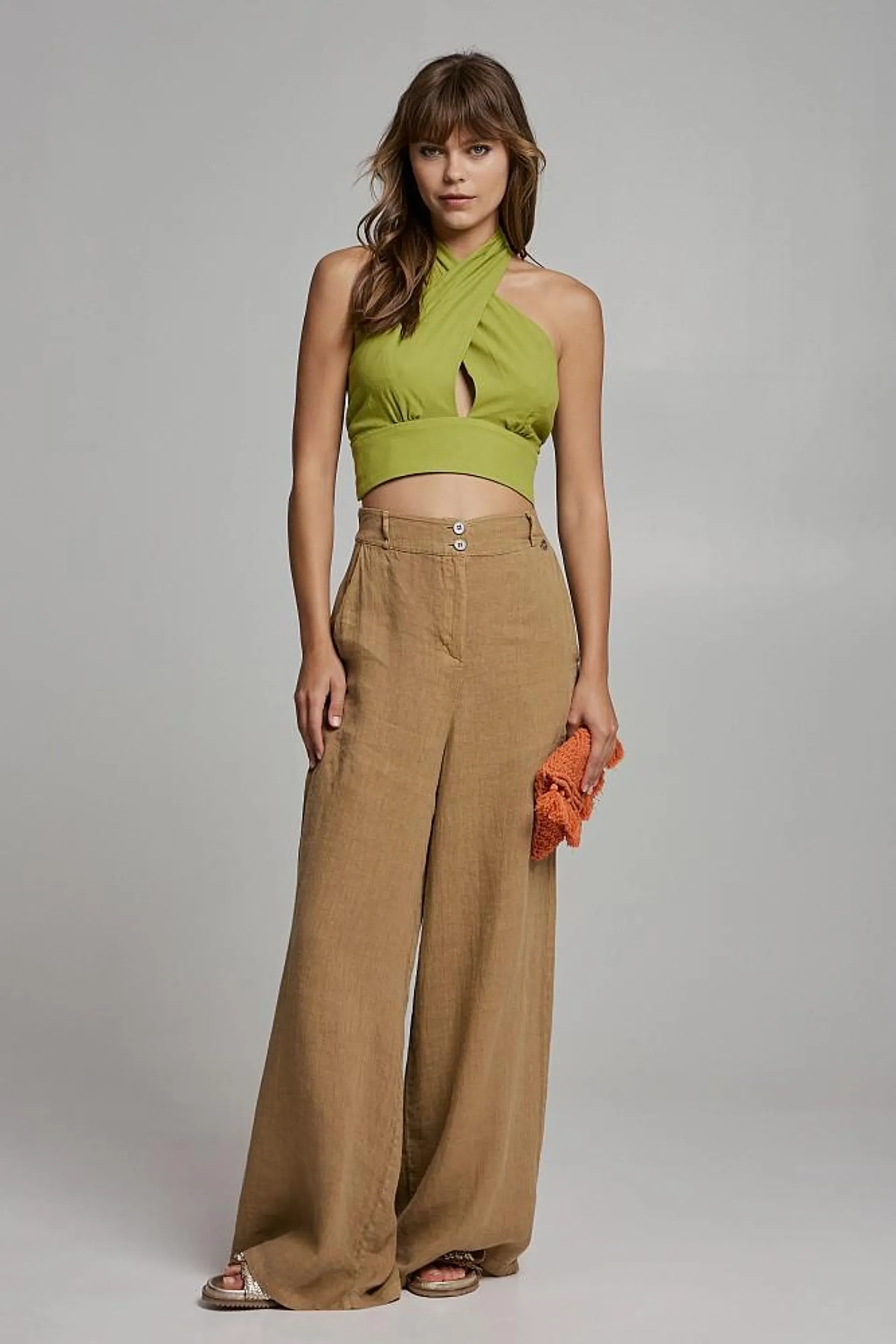 Halter crop top