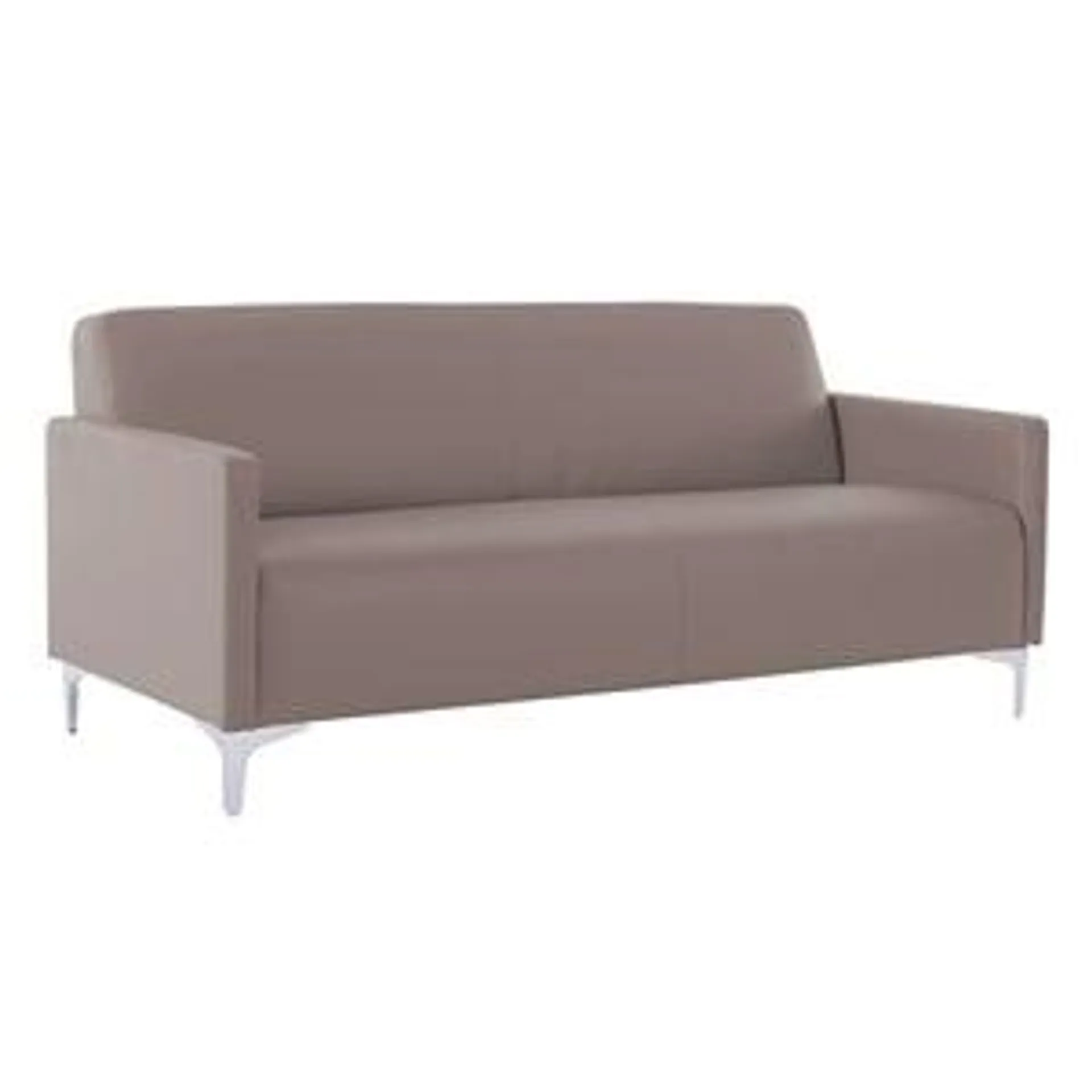 STYLE 3-Seater K/D Sofa Cappuccino Pu