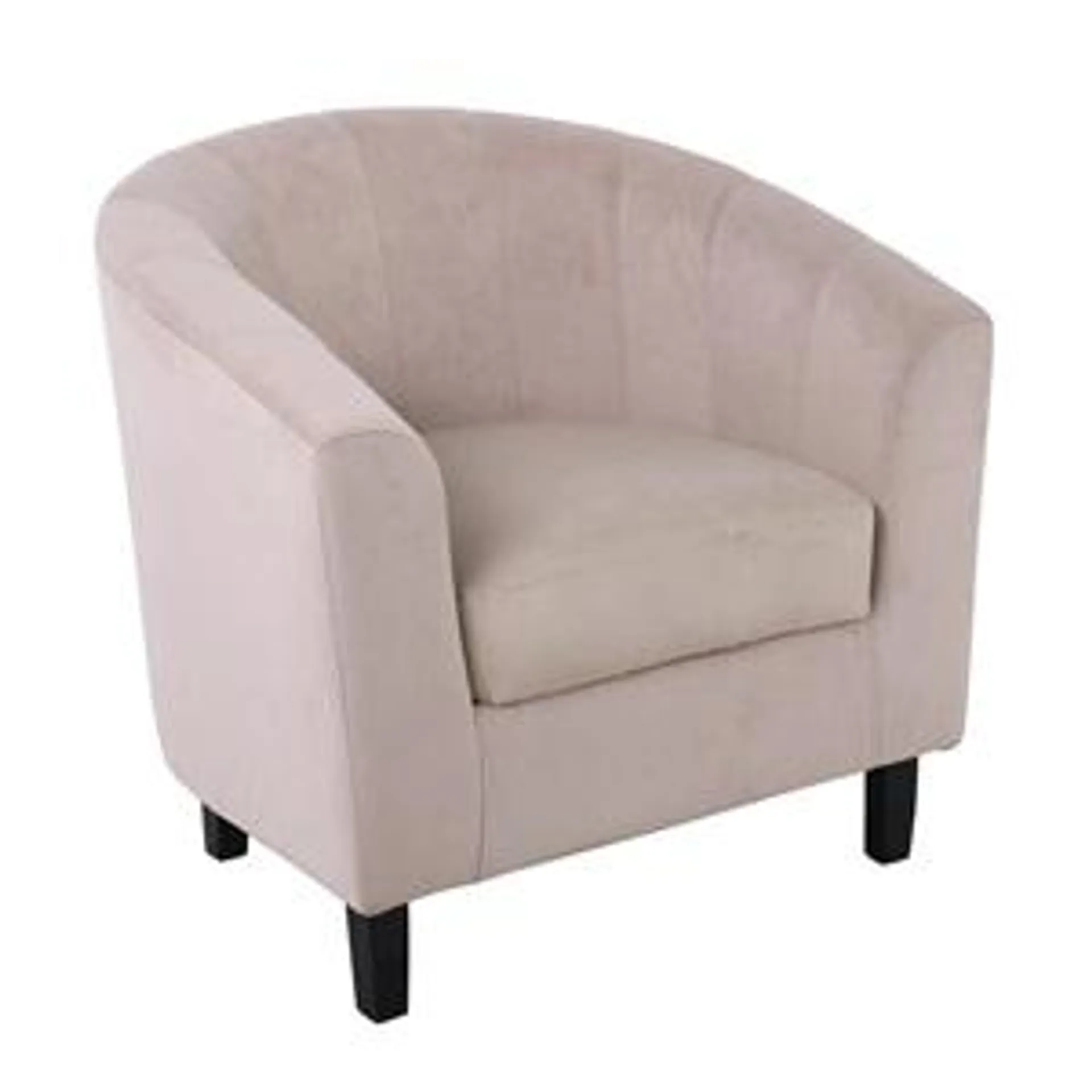 BOGA Armchair Fabric Velure Beige