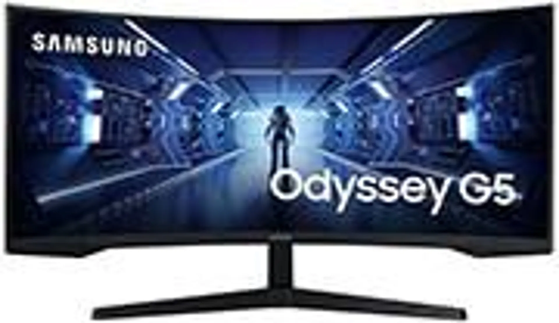 ΟΘΟΝΗ SAMSUNG ODYSSEY LC34G55TWWPXEN 34" ULTRAWIDE QUAD HD 165HZ LED BLACK