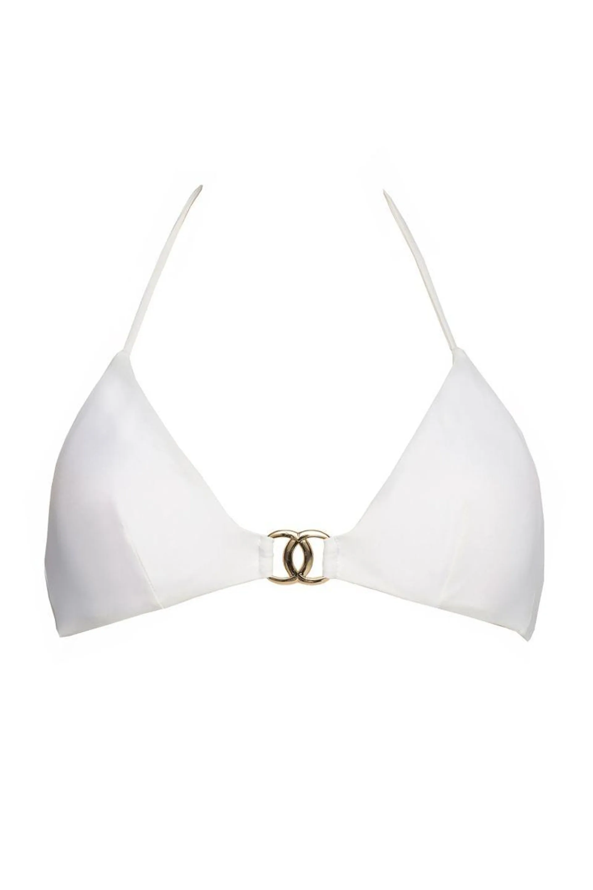 FASHION SOLIDS TRIANGLE SWIMWEAR BIKINI TOP