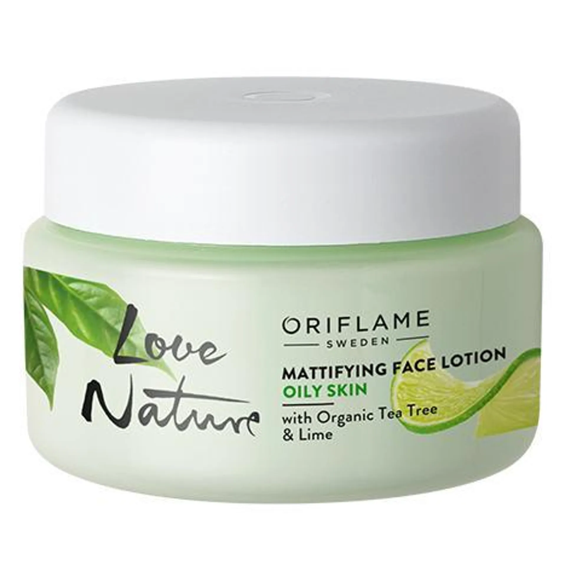 Love Nature Mattifying Organic Tea Tree & Lime -kasvoemulsio