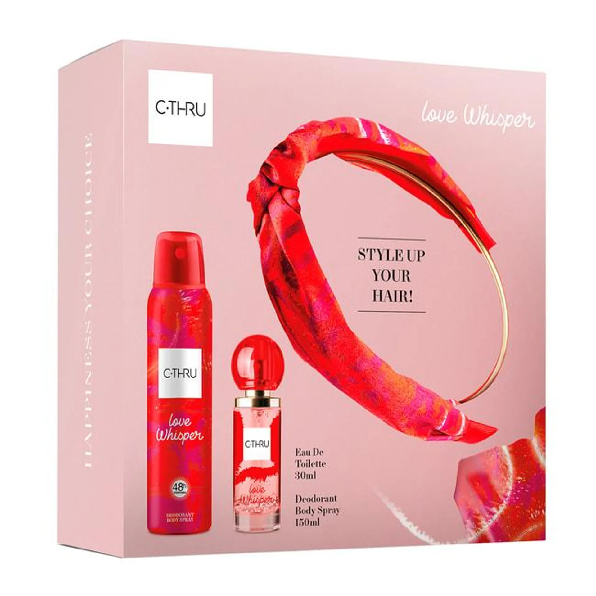 Love Whisper Eau de Toilette, Deodorant Spray & Headband