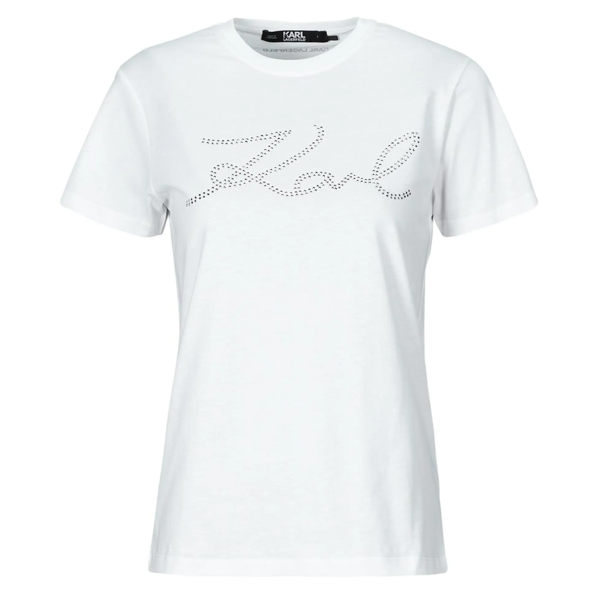 rhinestone logo t-shirt