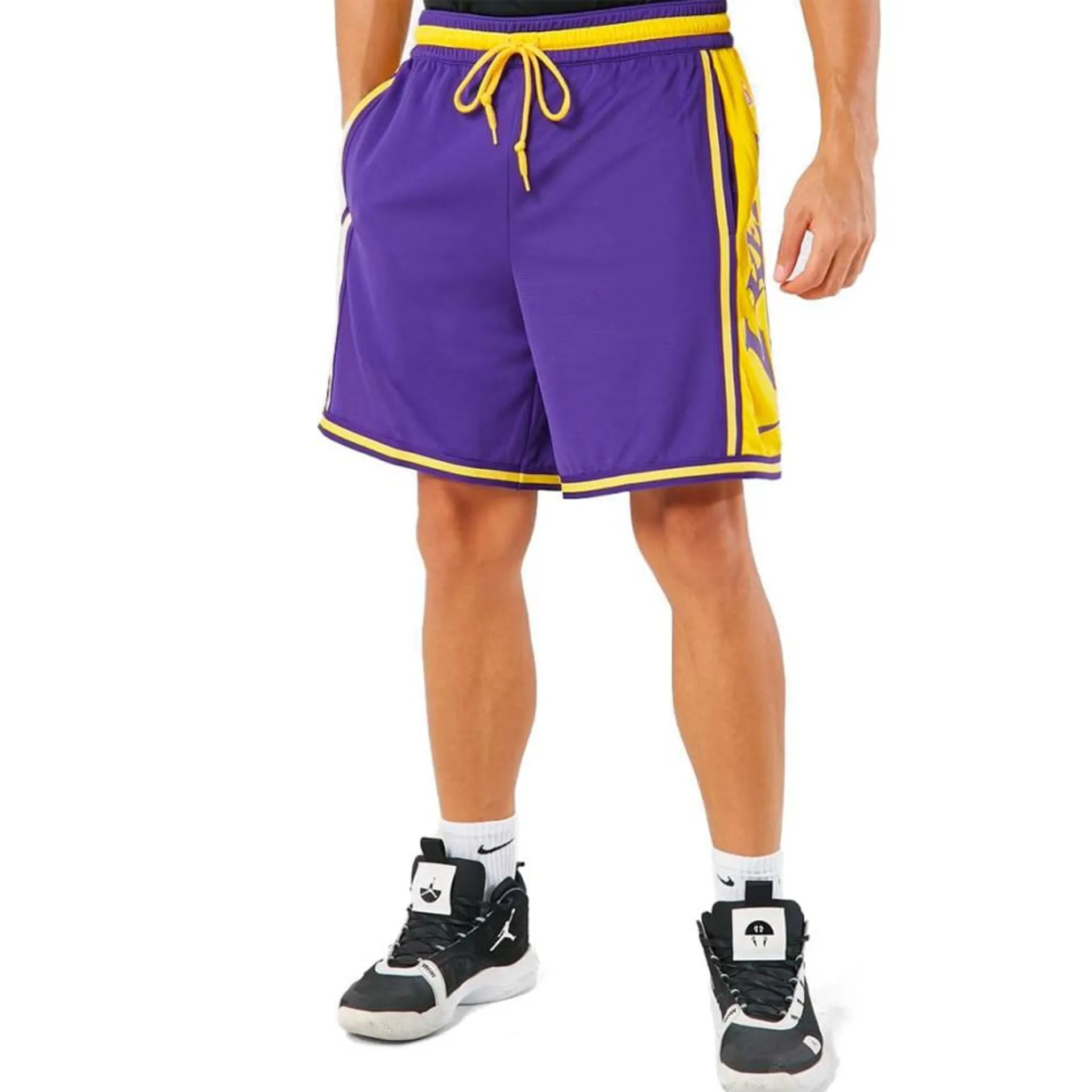 Ανδρική Βερμούδα Μπάσκετ Μωβ - Nike Los Angeles Lakers Dri-FIT DNA+