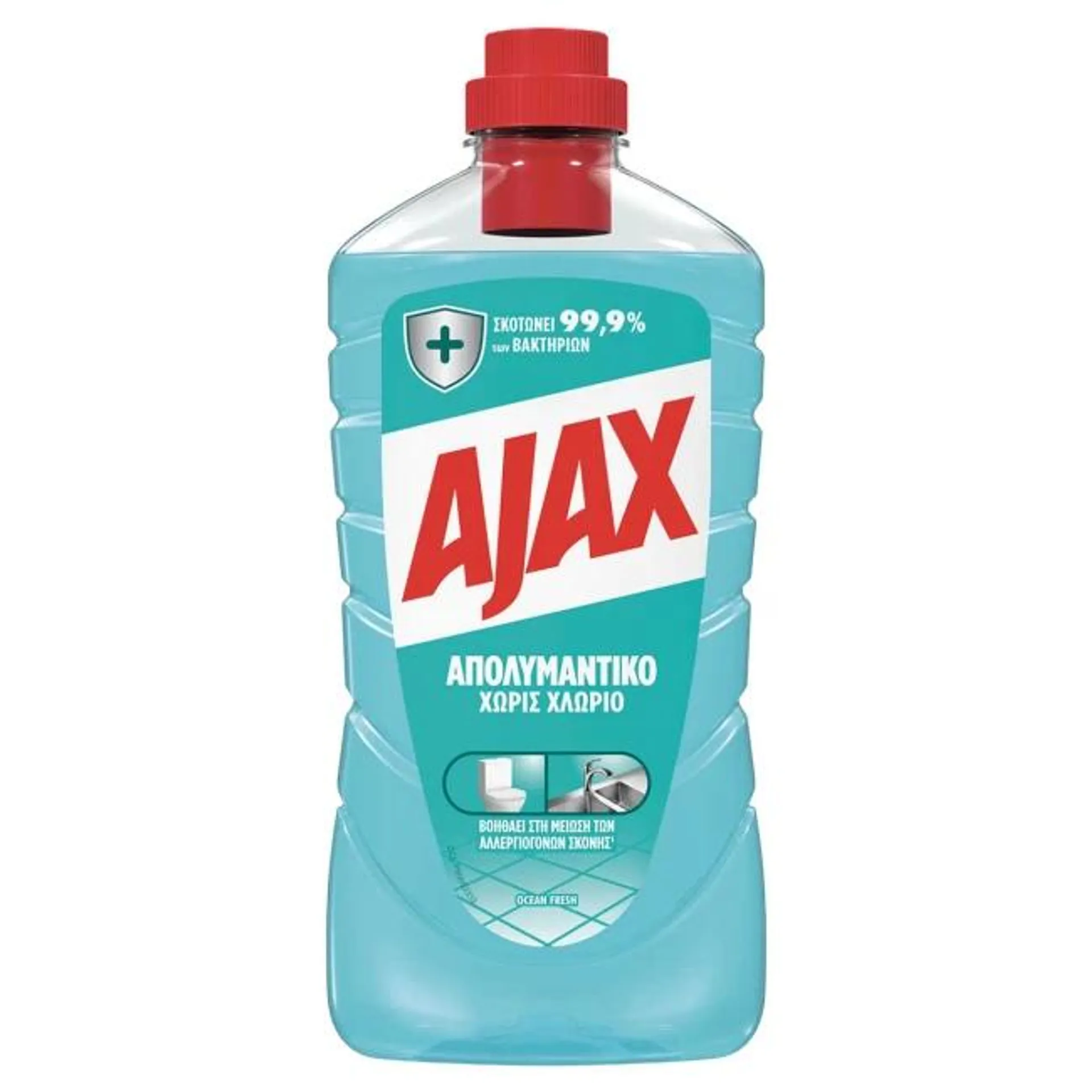 AJAX 1L ΥΓΡΟ ΑΠΟΛΥΜΑΝΤΙΚΟ OCEAN FRESH