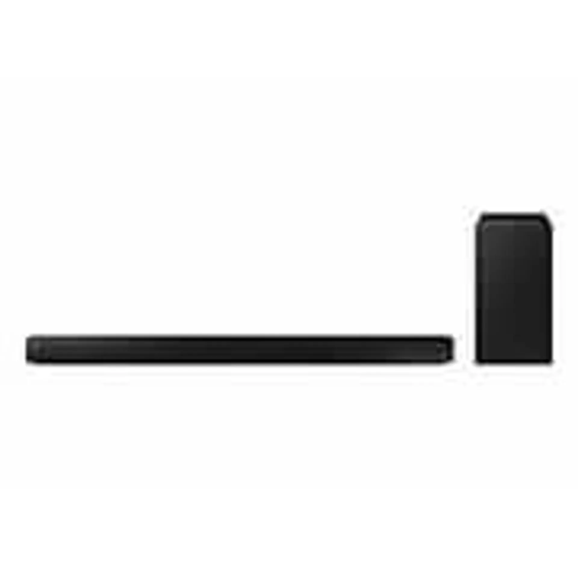 SAMSUNG HW-Q600C SOUNDBAR + WIRELESS SUBWOOFER 3.1.2 CHANNELS SYSTEM DOLBY ATMOS BLACK