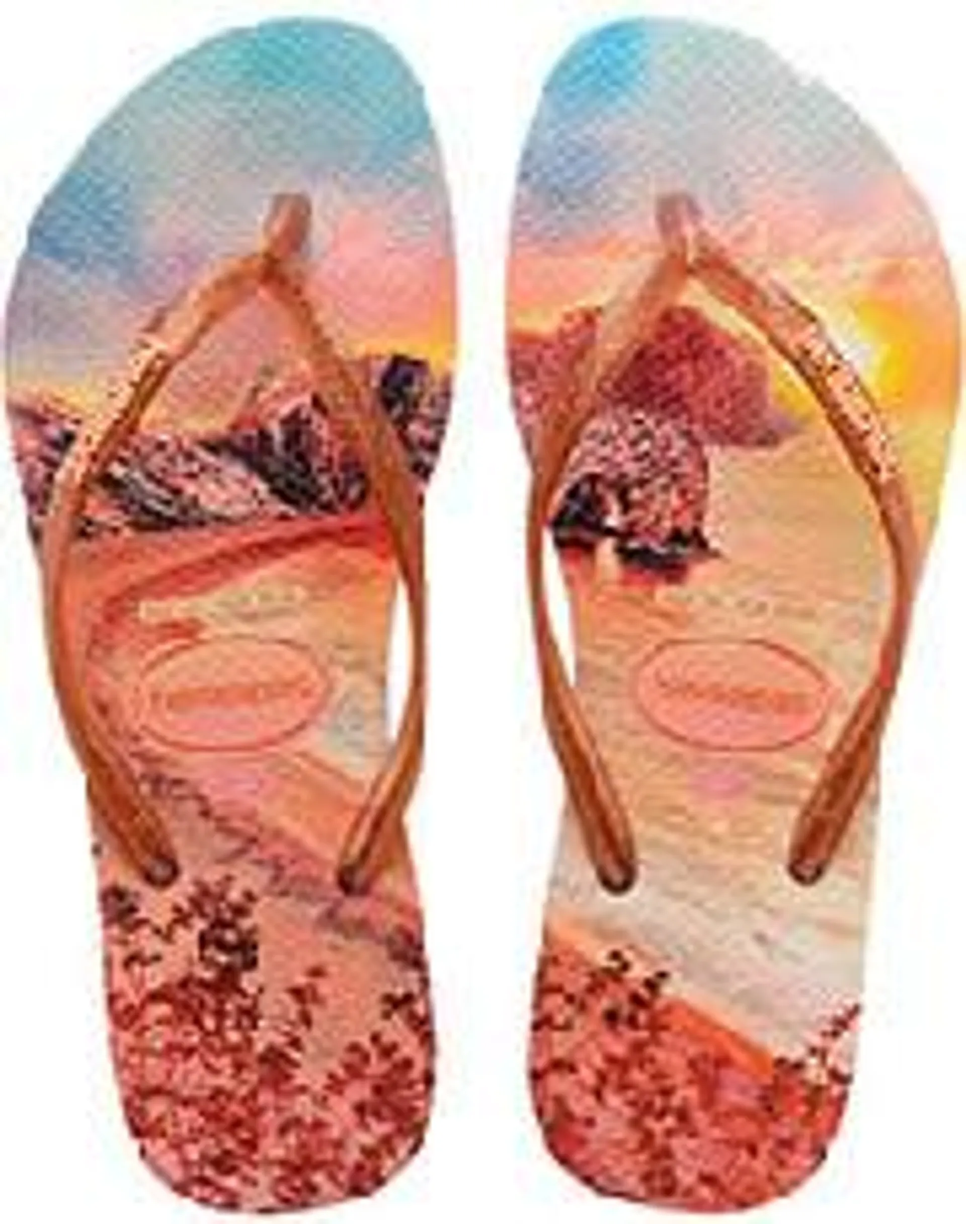 ΣΑΓΙΟΝΑΡΑ HAVAIANAS SLIM PAISAGE ΜΠΕΖ/ΠΟΡΤΟΚΑΛΙ