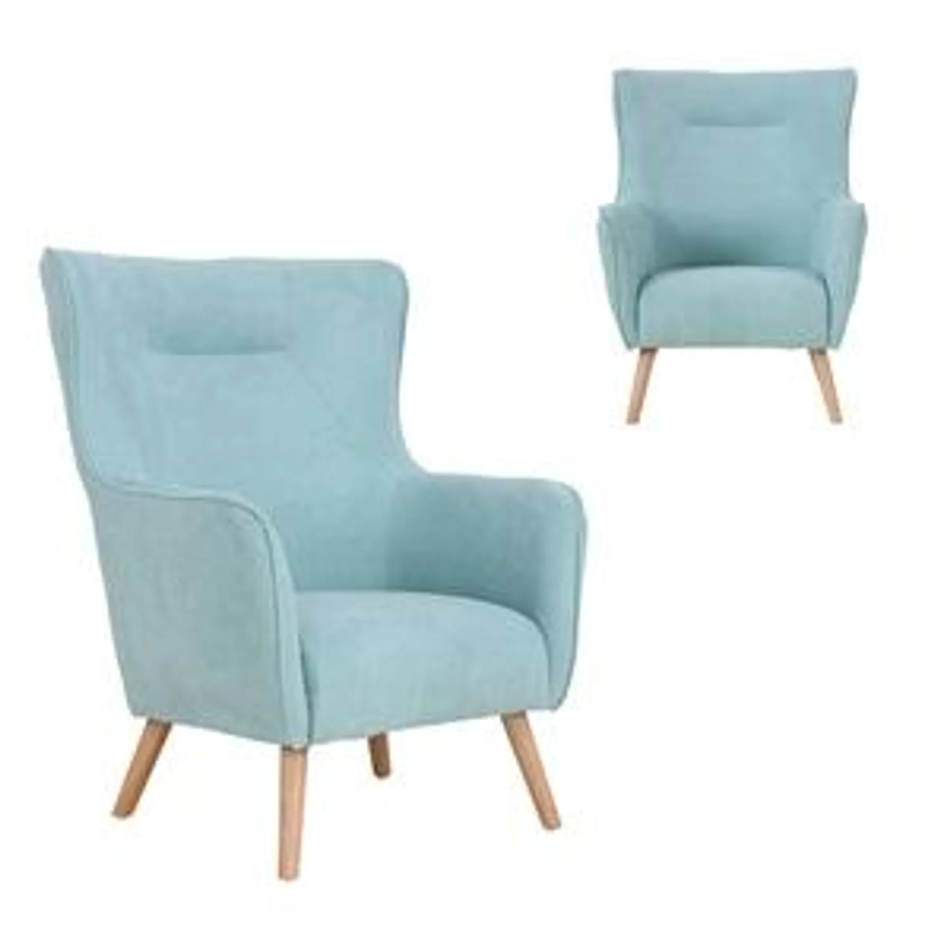 DALIA Armchair Pale Green Fabric