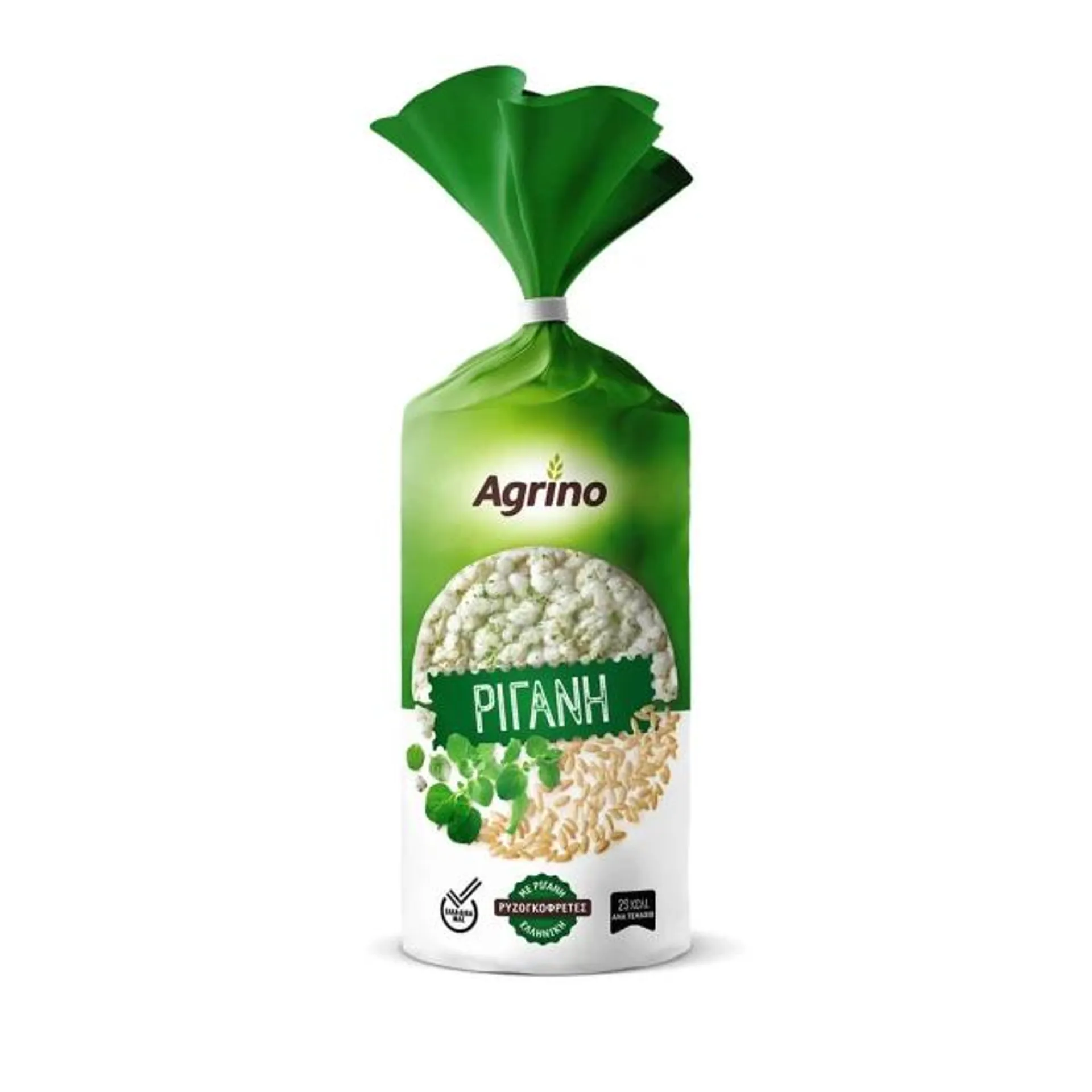 AGRINO 110G ΧΩΡ. ΓΛΟΥΤΕΝΗ ΡΥΖΟΓΚΟΦΡΕΤΕΣ ΜΕ ΡΙΓΑΝΗ