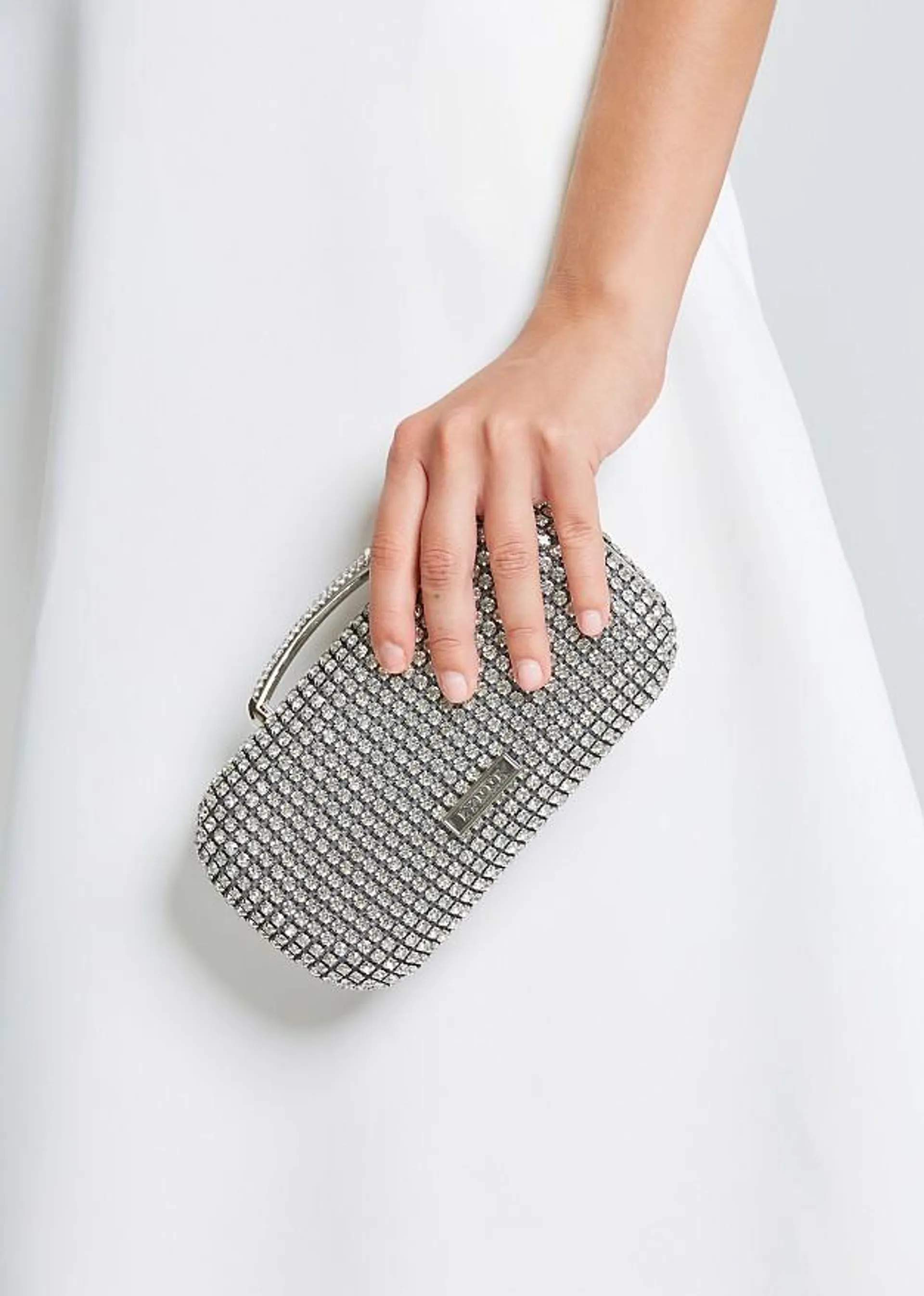 Τσάντα clutch με διαμαντάκια