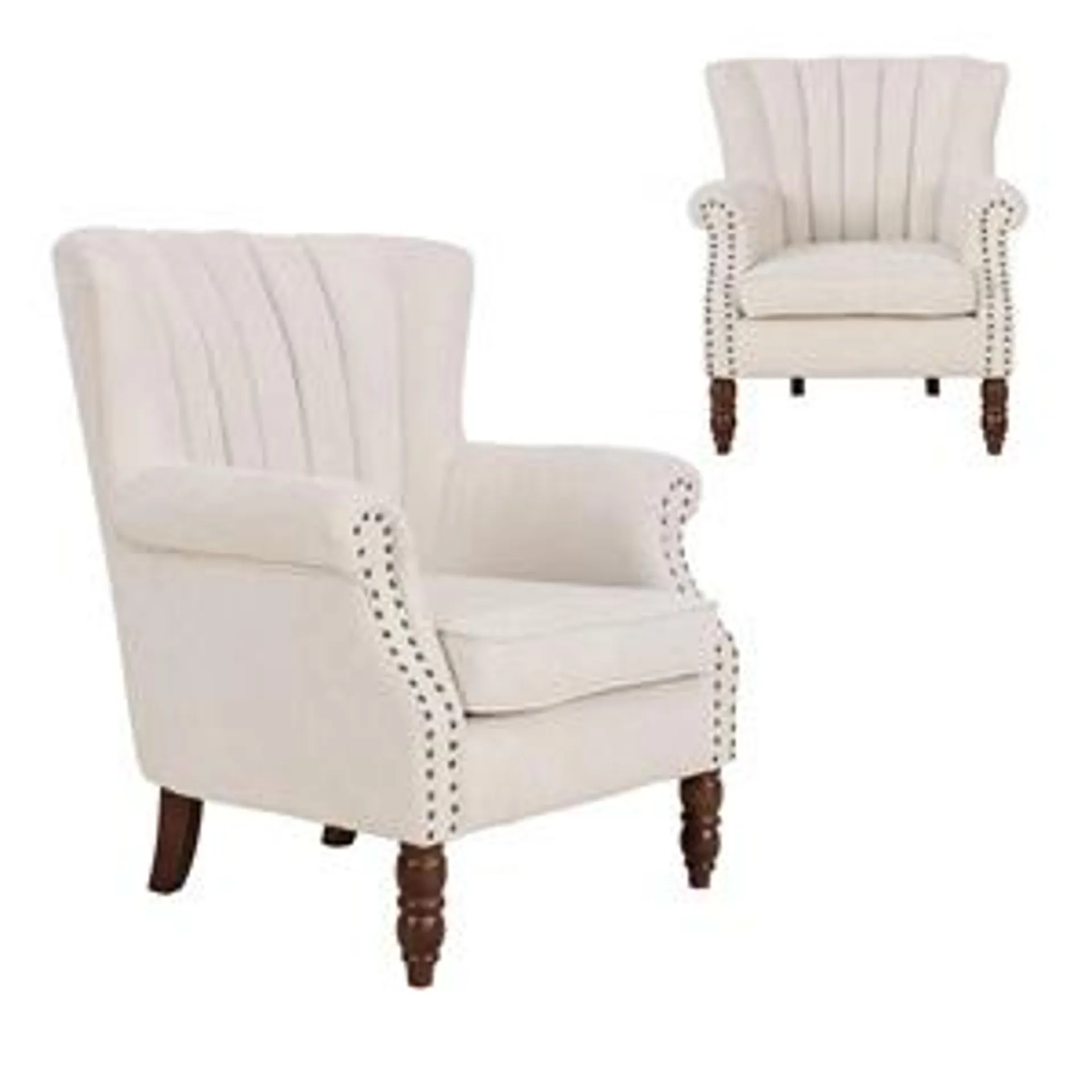 COSA Armchair Cream Fabric