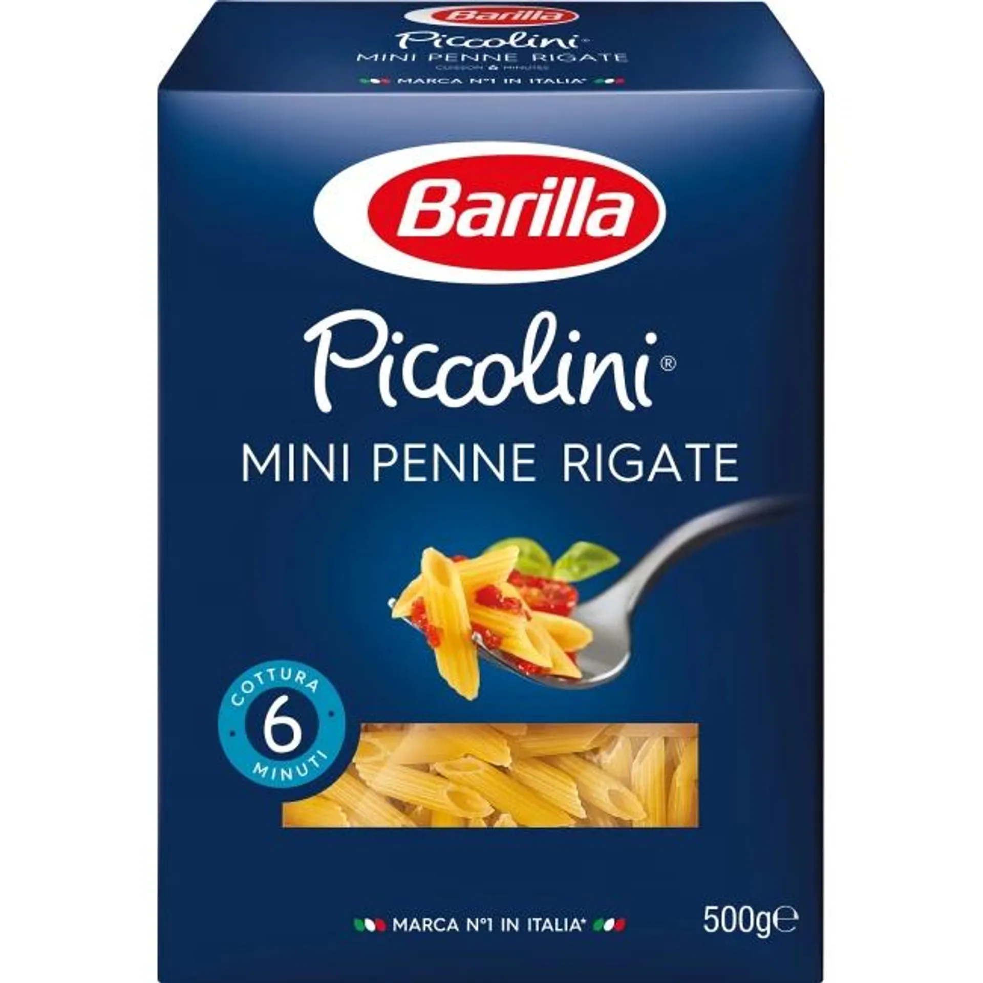 BARILLA 500G MINI PENNE RIGATE PICCOLINI