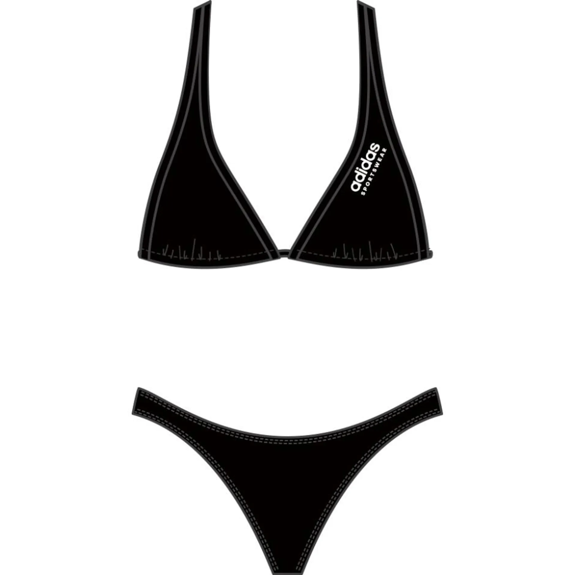 Γυναικείο Μαγιό Μπικίνι Μαύρο - adidas Performance Neckholder Bikini