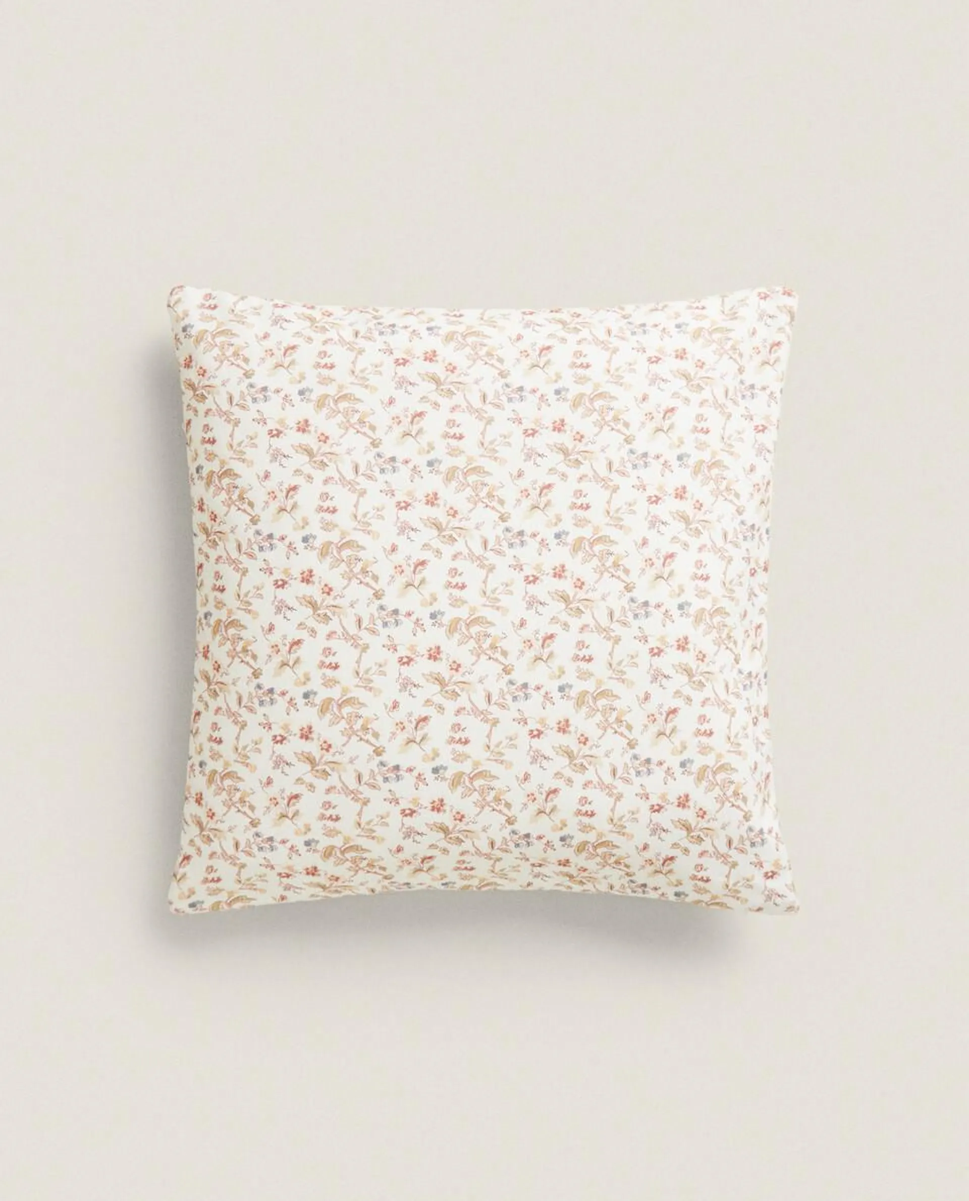 FLORAL PRINT CUSHION COVER