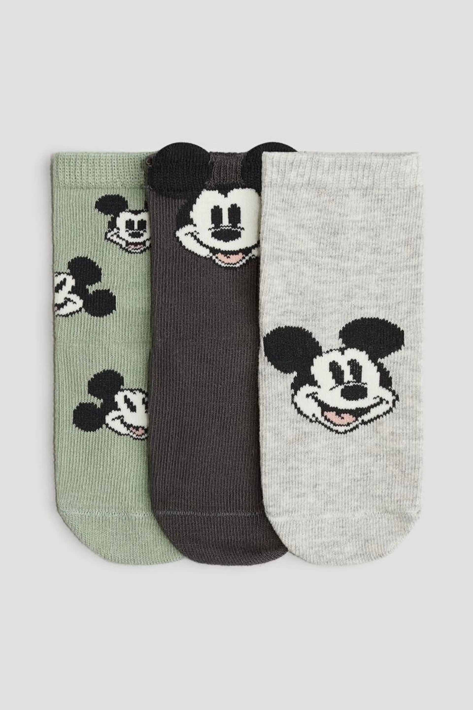 3-pack motif-detail socks