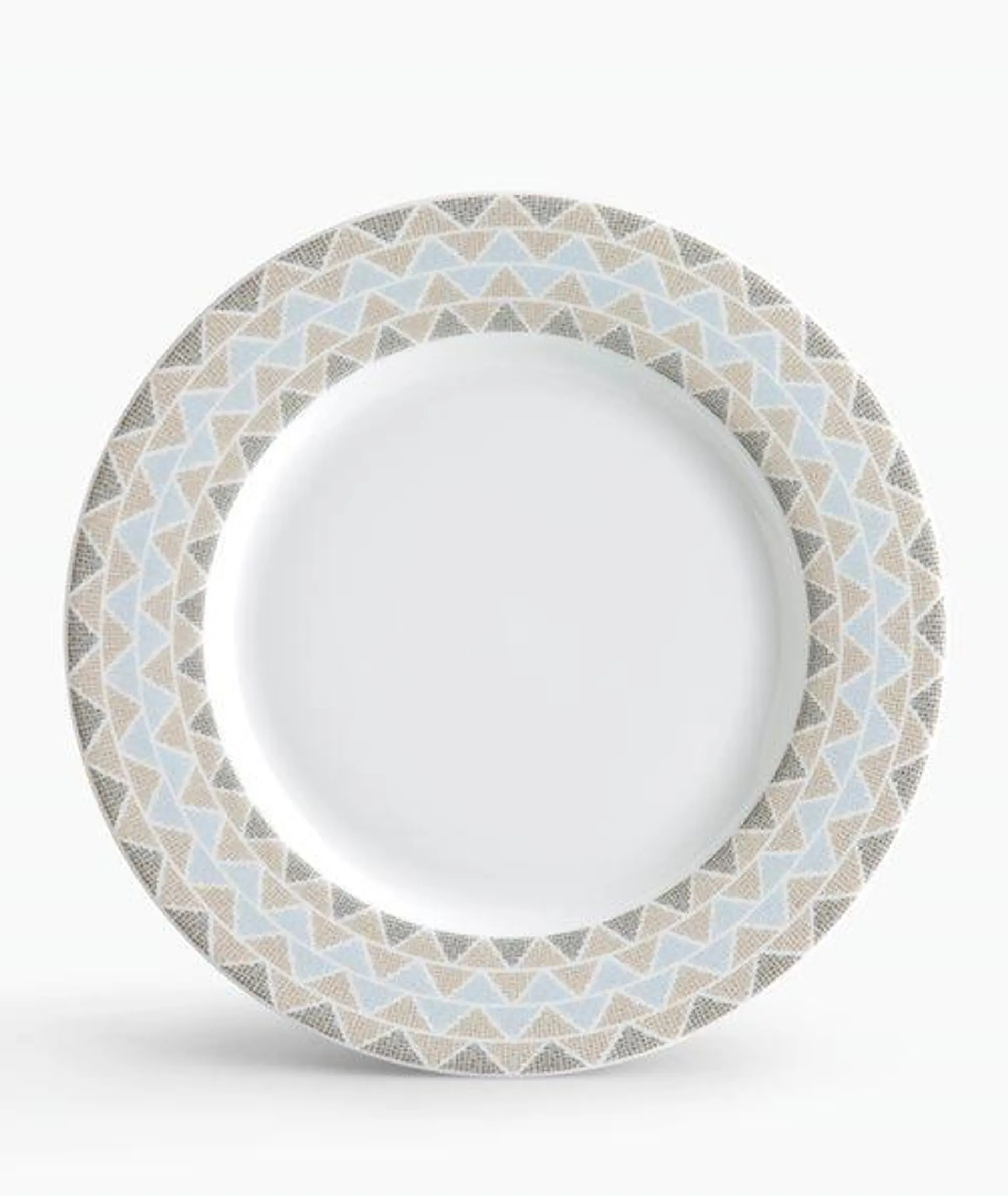 Geometry Beige Flat Plate 27cm