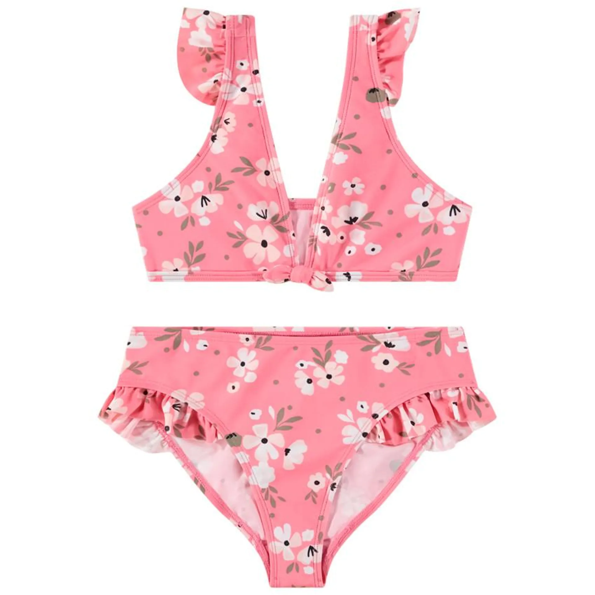 Maillot de bain 2 pièces imprimé sakura pour fille