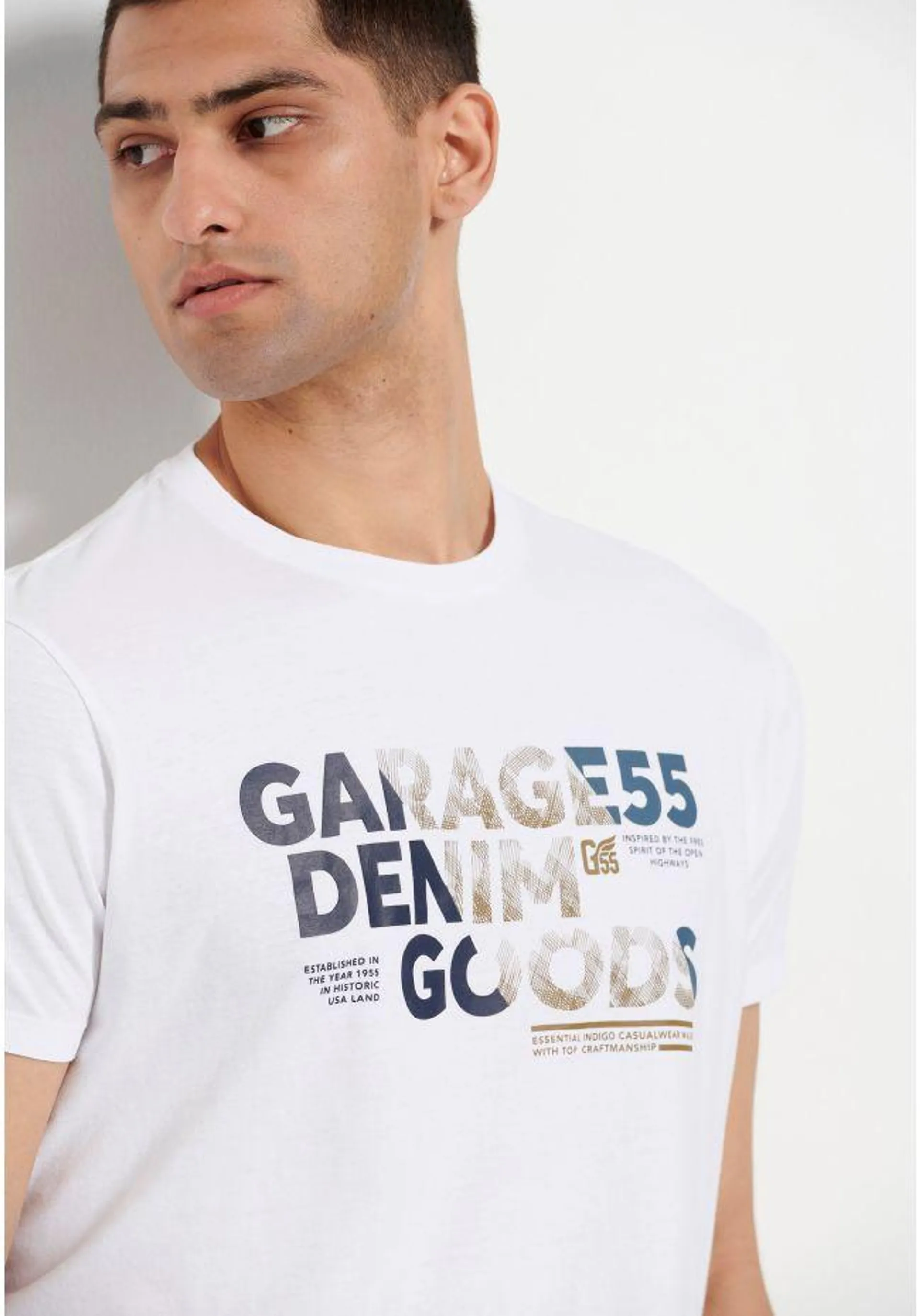 T-shirt με τύπωμα Garage 55