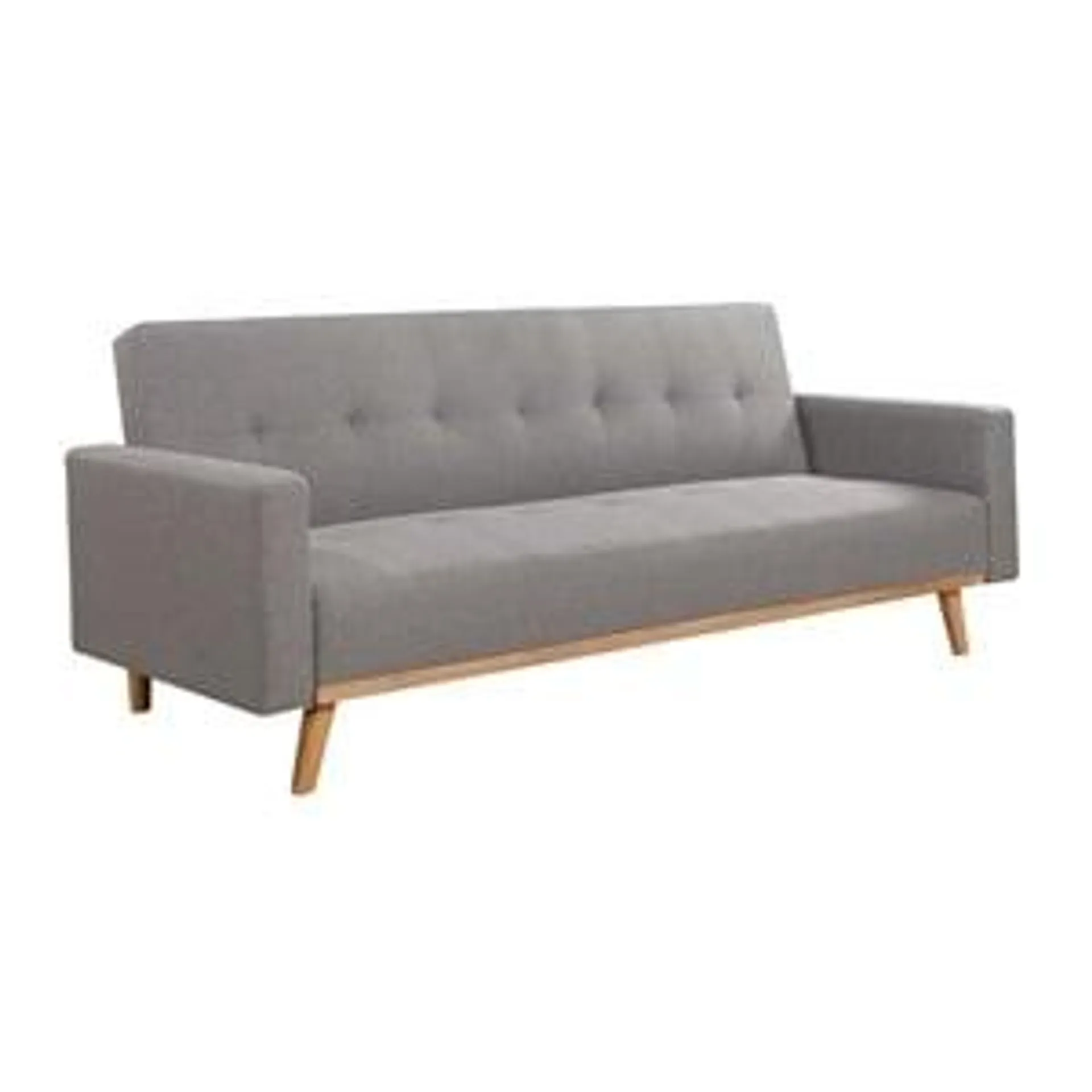 CARLOS Sofa Bed Light Grey Fabric