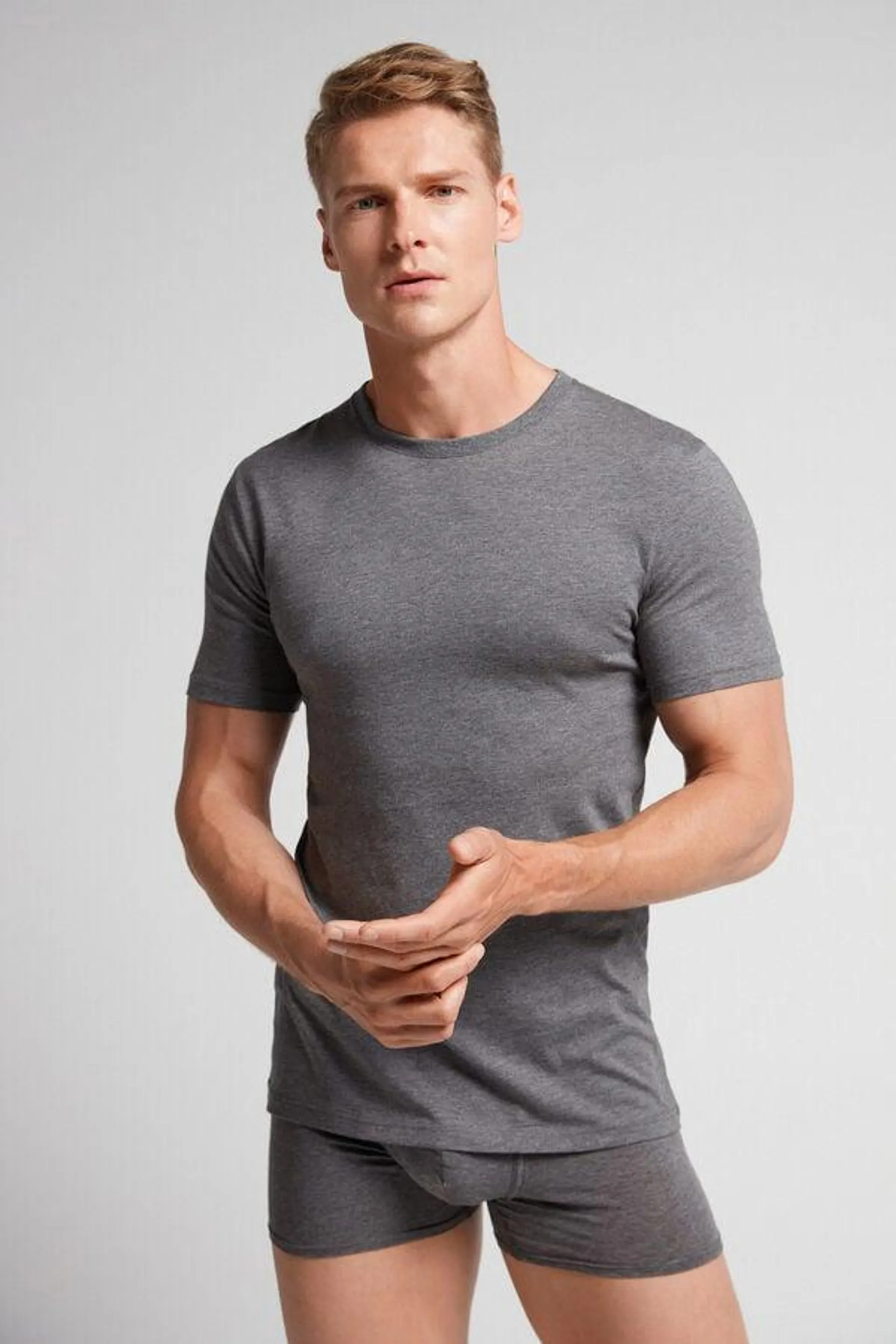 T-shirt από Βαμβακερό Ύφασμα Superior
