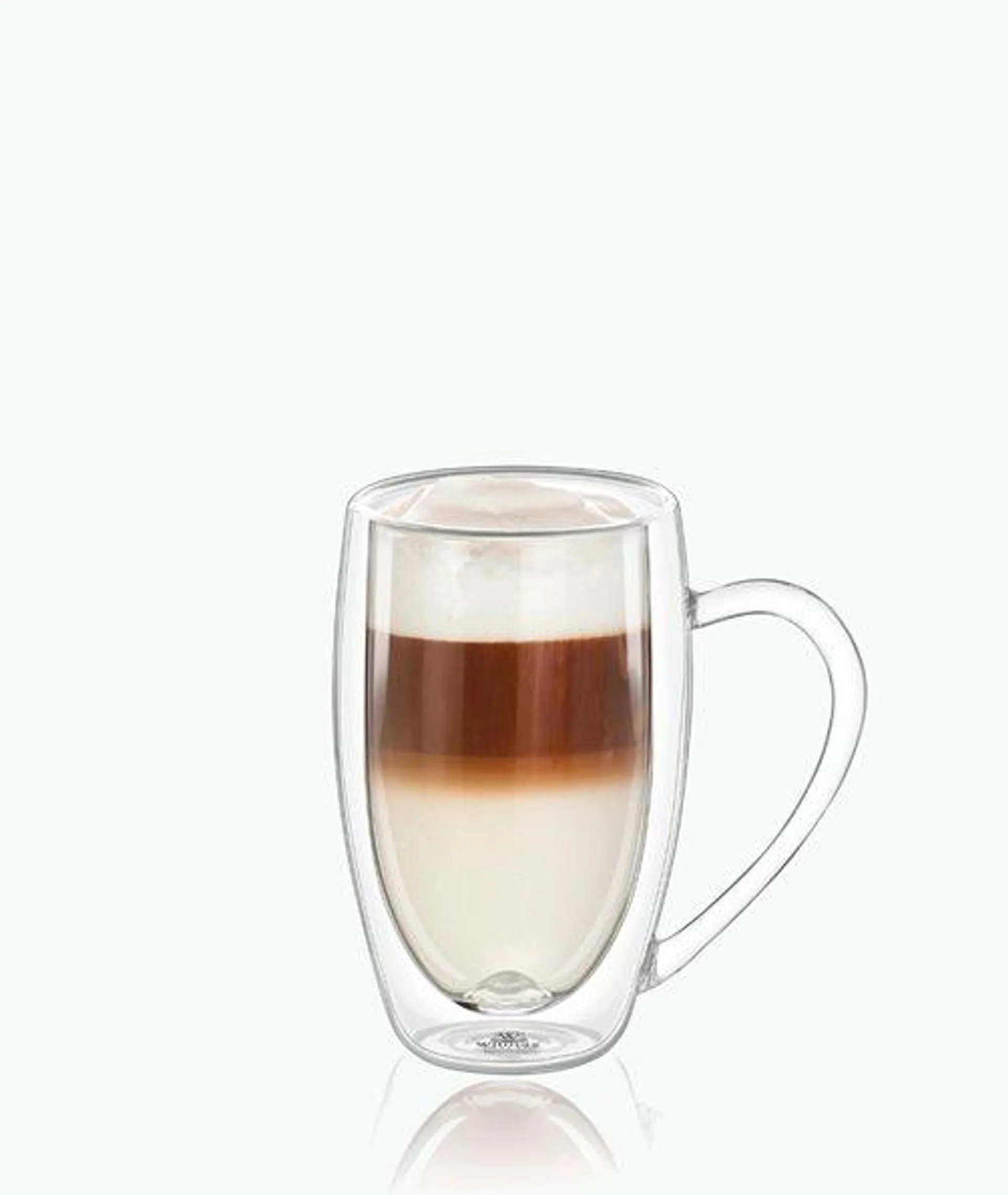 Wilmax Double Wall Glass Mug 400ml