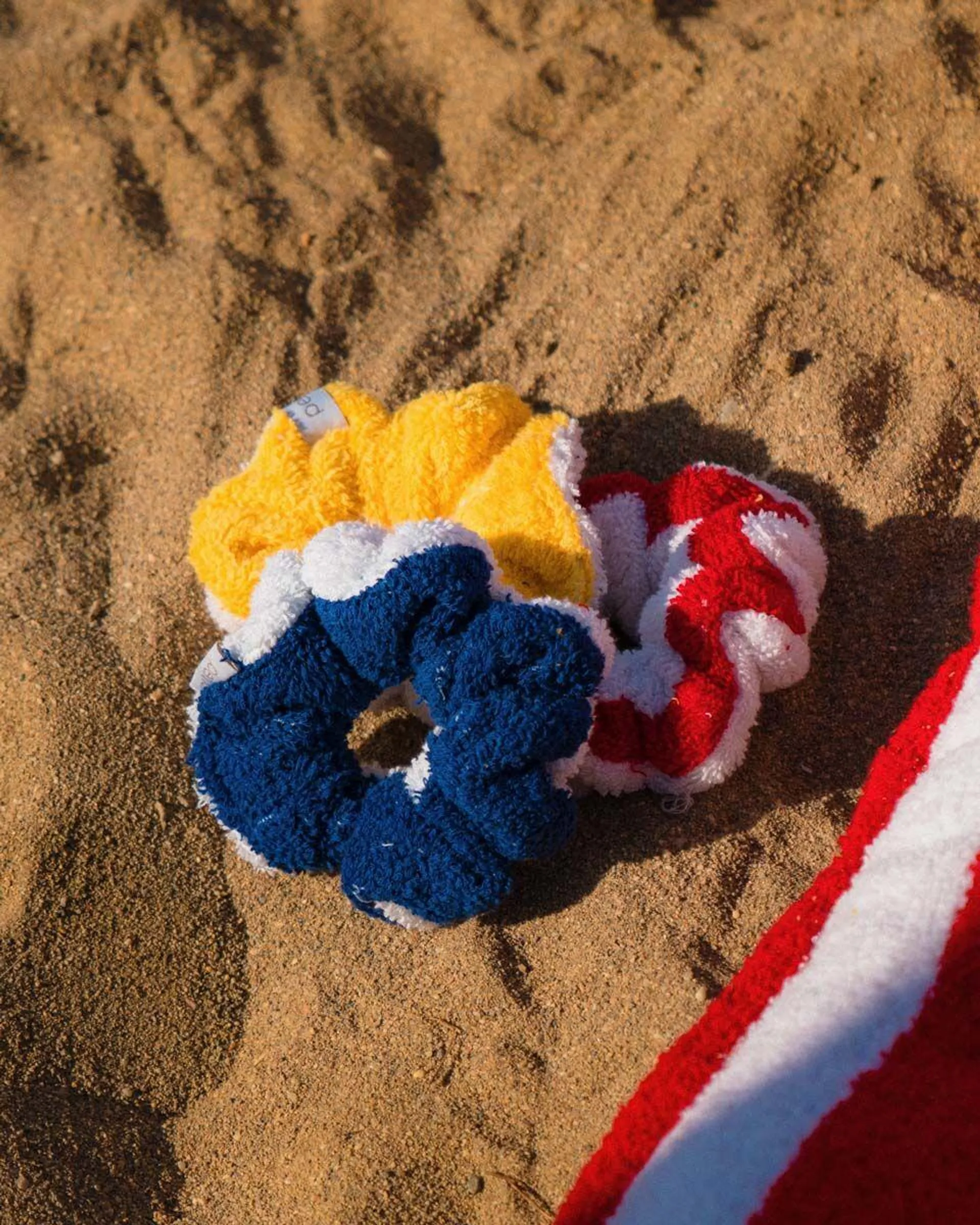 Scrunchie Πετσετε Λαστιχακι Μαλλιων Saint Martin σε 3 Αποχρωσεις